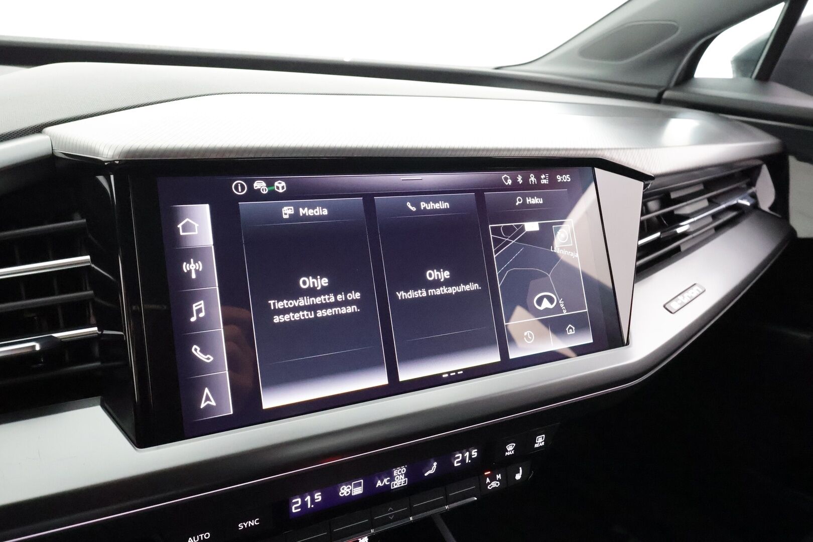 AUDI Q4 E-TRON 2023 50 E-Tron Quattro * ILP / Koukku / ACC / Matrix / Sportnahat / Navi / Keyless * - Merkkihuollot / Akku kuntotarkastettu SoH 93,1% / Kahdet renkaat aluvanteilla