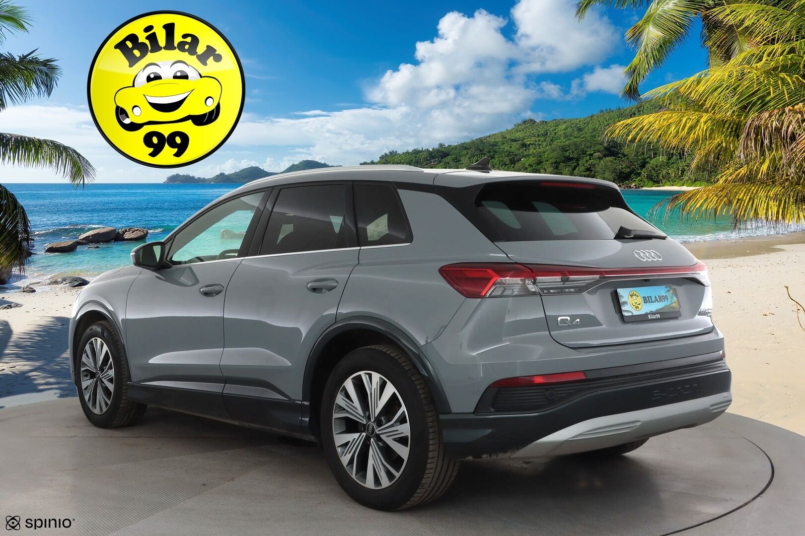 AUDI Q4 E-TRON 2023 50 E-Tron Quattro * ILP / Koukku / ACC / Matrix / Sportnahat / Navi / Keyless * - Merkkihuollot / Akku kuntotarkastettu SoH 93,1% / Kahdet renkaat aluvanteilla