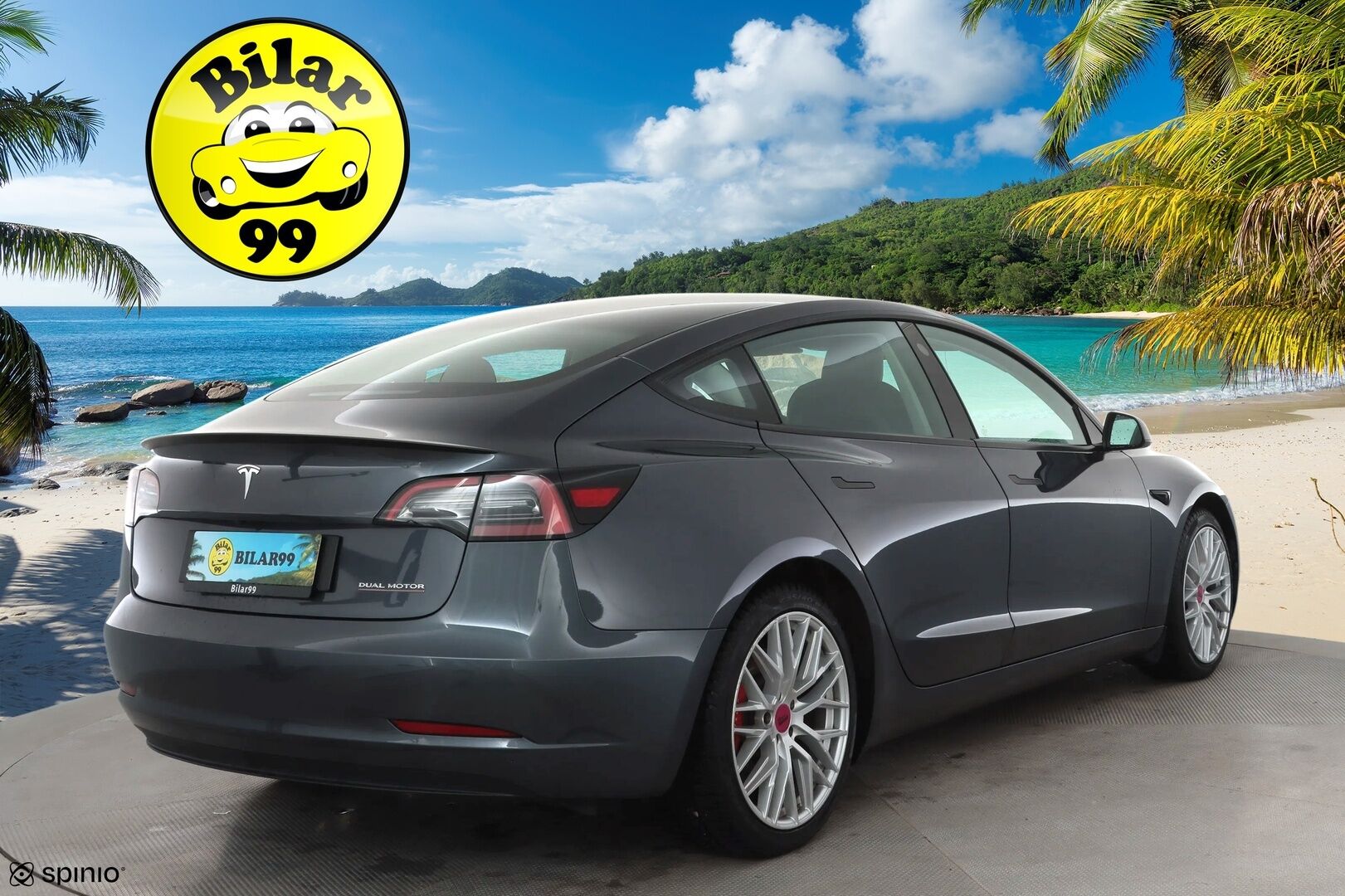 TESLA MODEL 3 2023 Performance * ILP / ACC / Lasikatto / Premium Audio / P.Kamera / Matrix-LED / Muistipenkki / Kaistavahti * - Akku kuntotarkastettu / 2x Latauskaapelit / Kahdet renkaat aluvanteilla