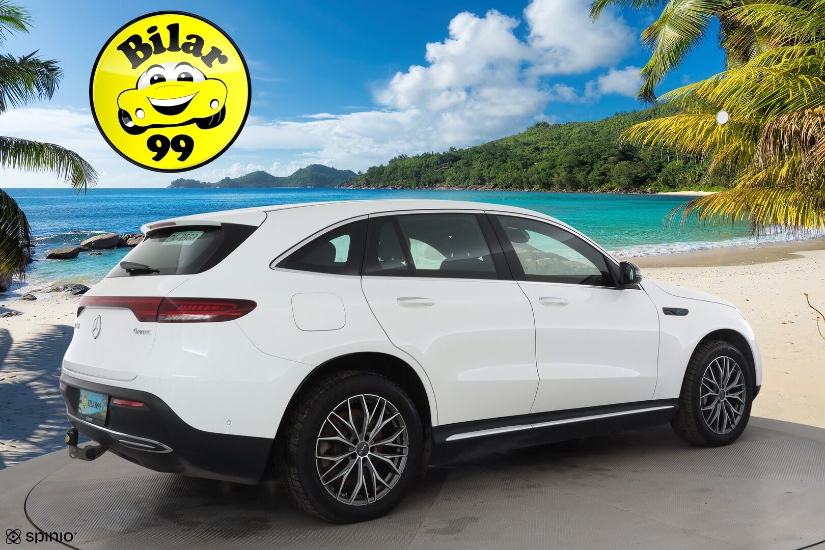 MERCEDES-BENZ EQC 2022 400 4Matic * Distronic+ / Koukku / P.kamera / Lisälämmitin /  Sporttipenkit / Widescreen / keyless * - Akku kuntotarkastettu SoH 97,3% / 2x Lataus / Kahdet Renkaat