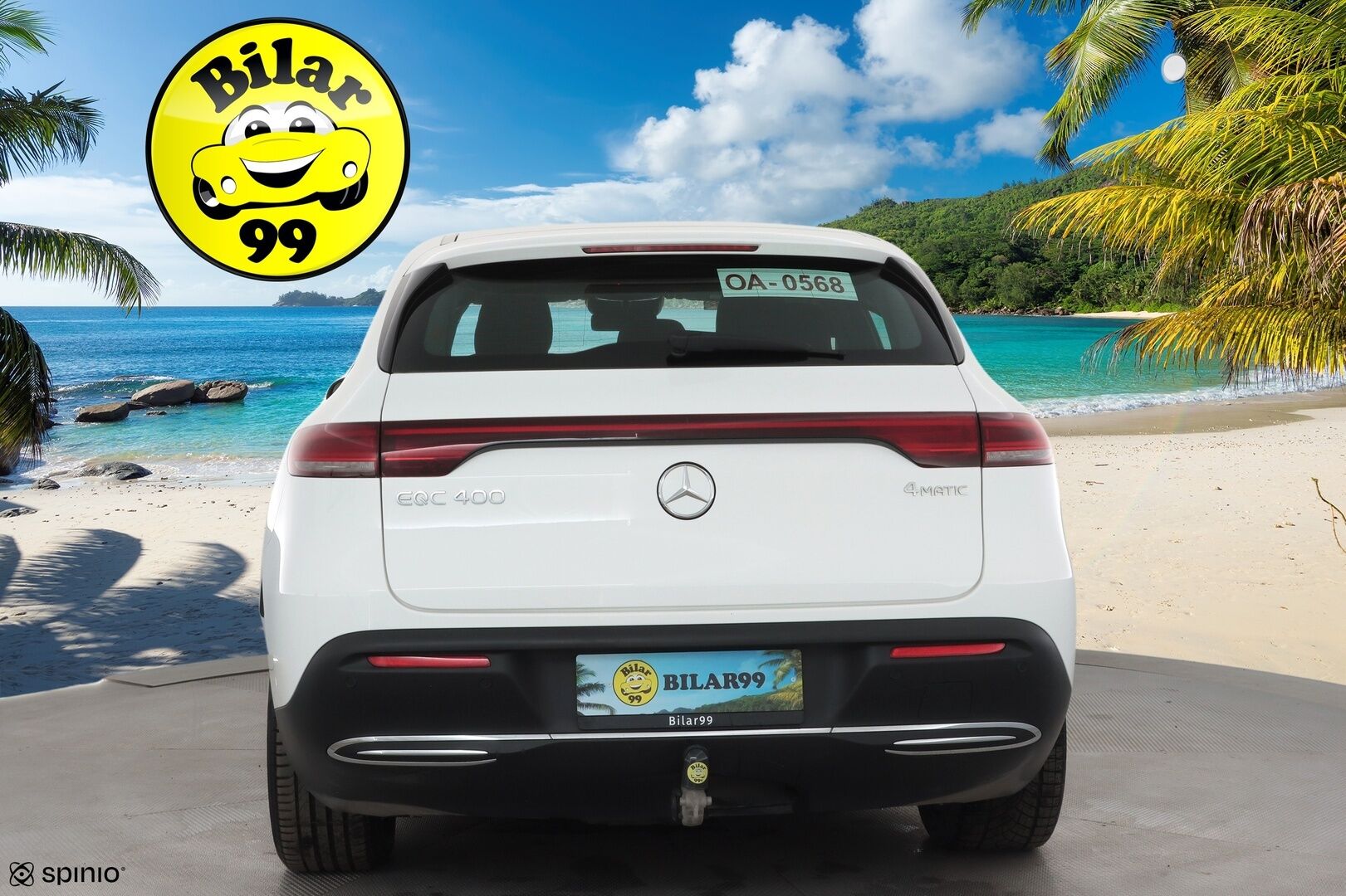 MERCEDES-BENZ EQC 2022 400 4Matic * Distronic+ / Koukku / P.kamera / Lisälämmitin /  Sporttipenkit / Widescreen / keyless * - Akku kuntotarkastettu SoH 97,3% / 2x Lataus / Kahdet Renkaat