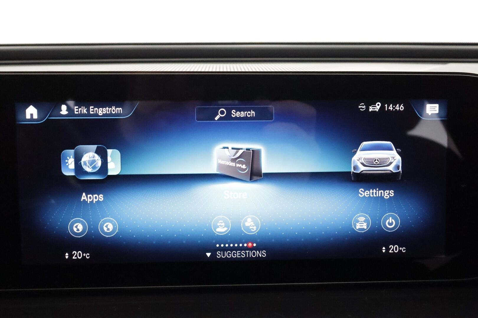 MERCEDES-BENZ EQC 2022 400 4Matic * Distronic+ / Koukku / P.kamera / Lisälämmitin /  Sporttipenkit / Widescreen / keyless * - Akku kuntotarkastettu SoH 97,3% / 2x Lataus / Kahdet Renkaat