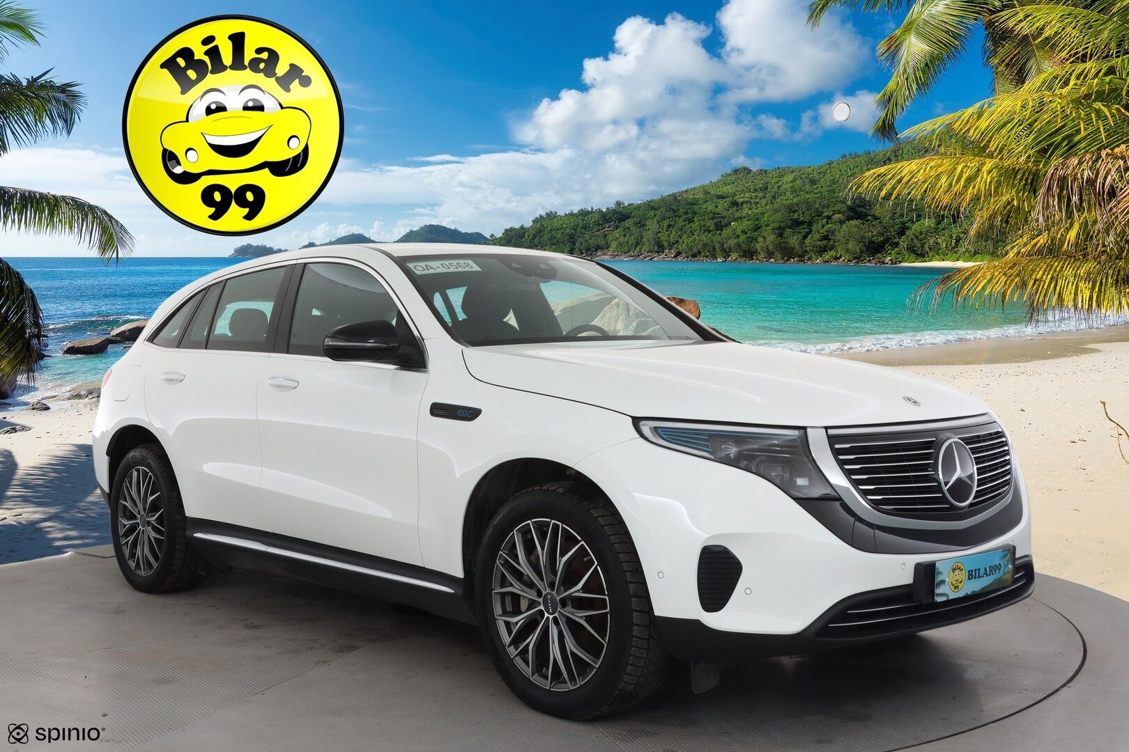 MERCEDES-BENZ EQC 2022 400 4Matic * Distronic+ / Koukku / P.kamera / Lisälämmitin /  Sporttipenkit / Widescreen / keyless * - Akku kuntotarkastettu SoH 97,3% / 2x Lataus / Kahdet Renkaat