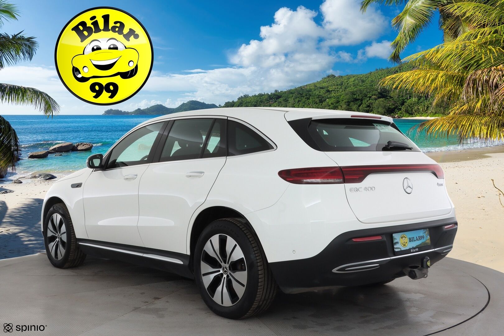 MERCEDES-BENZ EQC 2022 400 4Matic * Distronic+ / Koukku / P.kamera / Lisälämmitin /  Sporttipenkit / Widescreen / keyless * - Akku kuntotarkastettu SoH 97,3% / 2x Lataus / Kahdet Renkaat