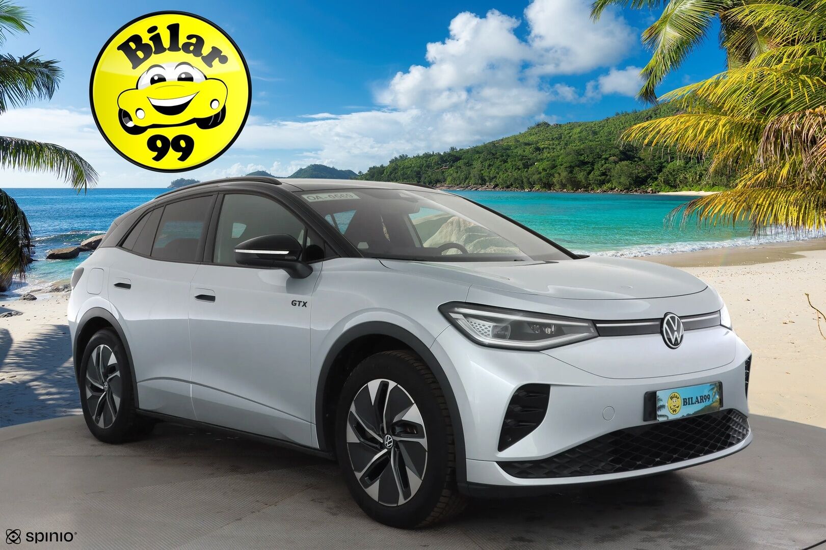 VOLKSWAGEN ID.4 2023 GTX Dual Motor AWD * HUD / Koukku / ILP / ACC / Matrix-LED / Koukku / Lasikatto / P.Kamera * - Hierovat Sportpenkit Muistilla / Merkkihuollot / Akku kuntotarkastettu / Kahdet renkaat aluvanteilla