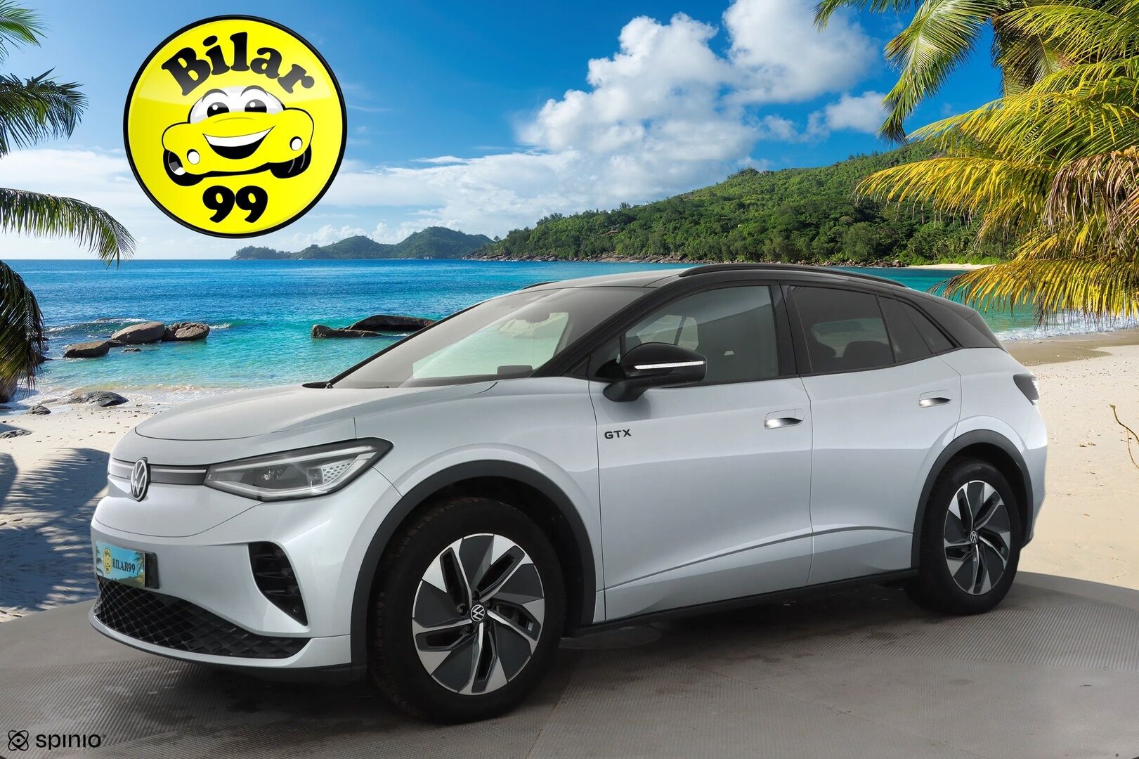 VOLKSWAGEN ID.4 2023 GTX Dual Motor AWD * HUD / Koukku / ILP / ACC / Matrix-LED / Koukku / Lasikatto / P.Kamera * - Hierovat Sportpenkit Muistilla / Merkkihuollot / Akku kuntotarkastettu / Kahdet renkaat aluvanteilla