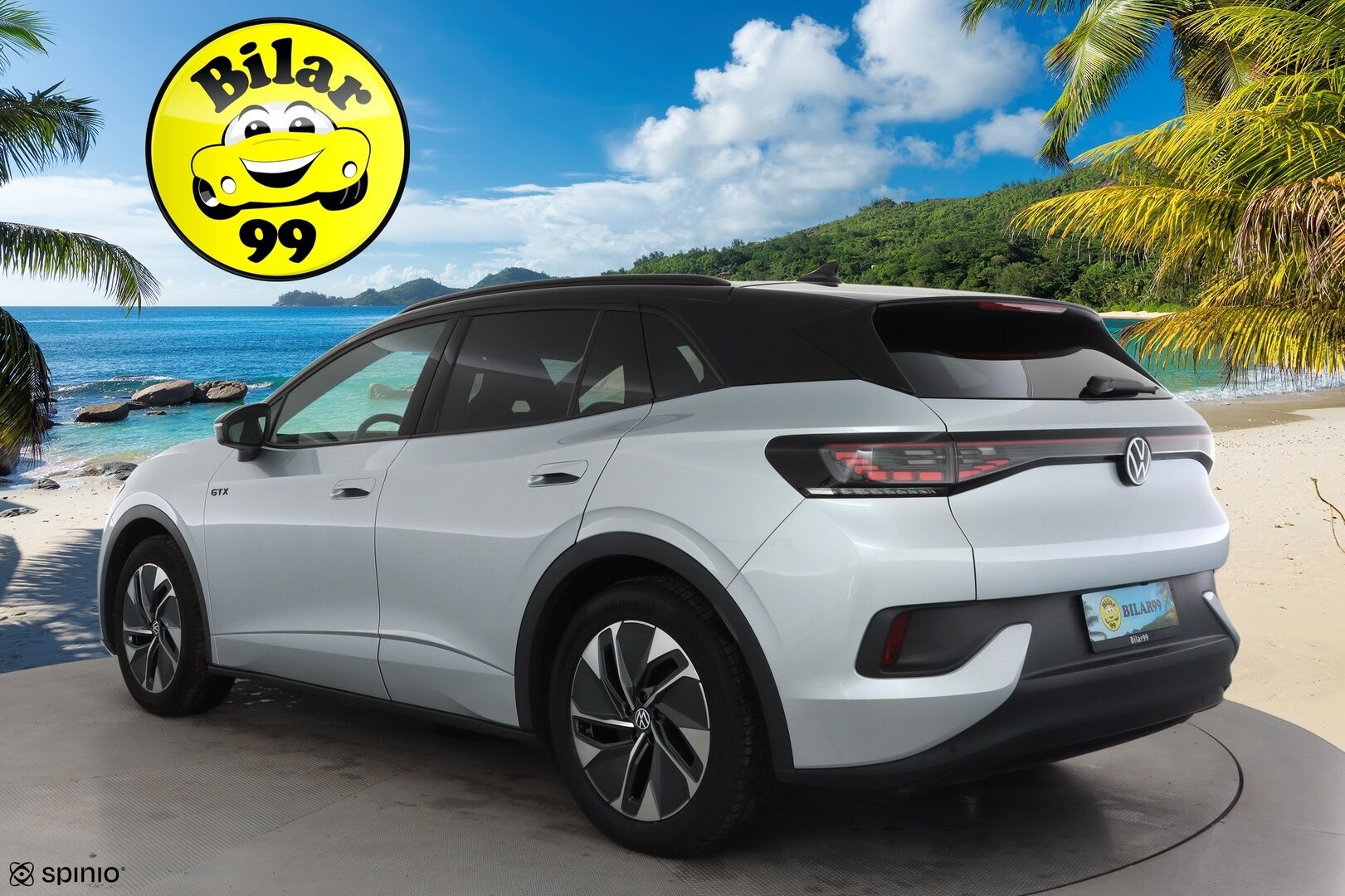 VOLKSWAGEN ID.4 2023 GTX Dual Motor AWD * HUD / Koukku / ILP / ACC / Matrix-LED / Koukku / Lasikatto / P.Kamera * - Hierovat Sportpenkit Muistilla / Merkkihuollot / Akku kuntotarkastettu / Kahdet renkaat aluvanteilla