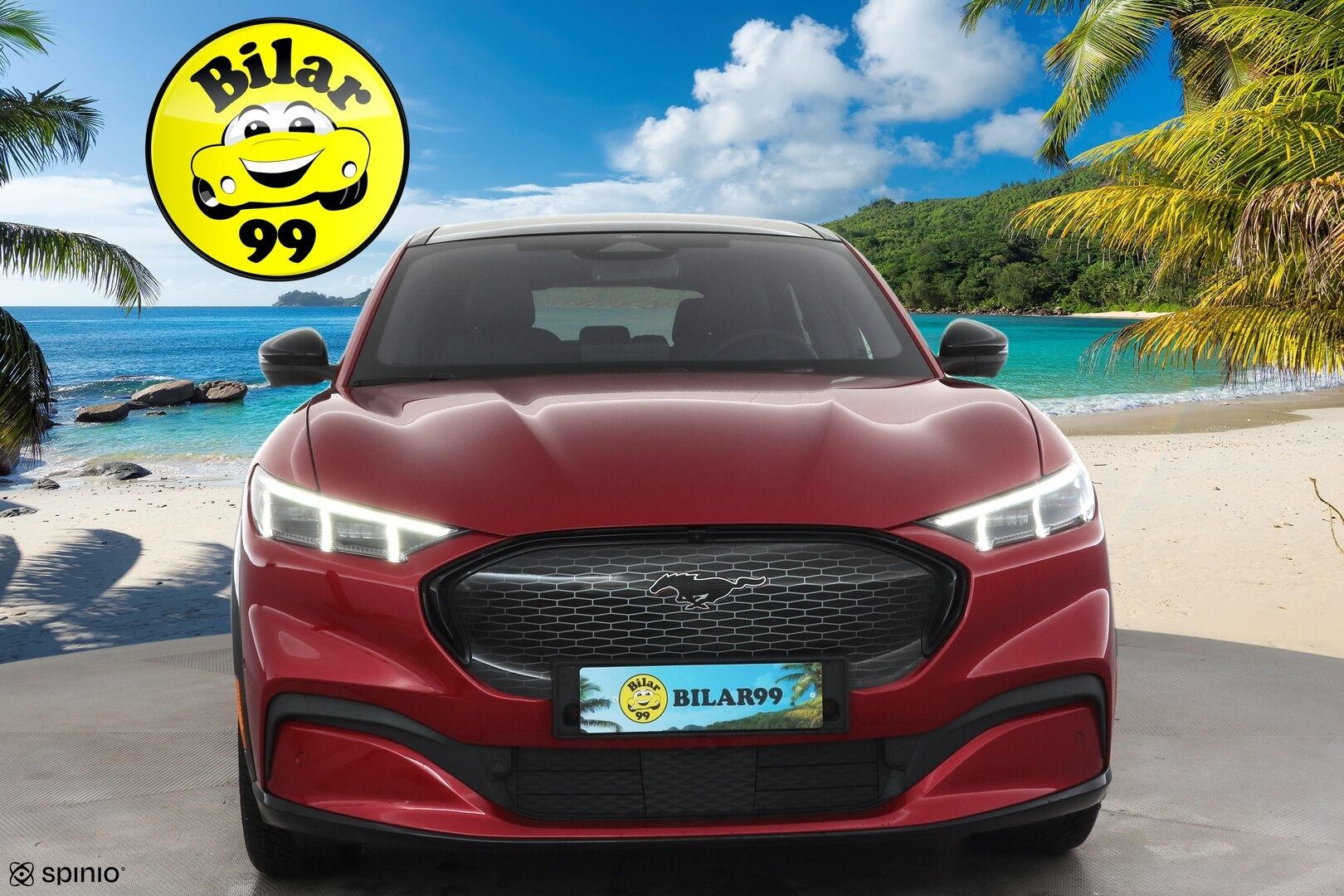 FORD MUSTANG MACH-E 2022 351hv AWD Premium * Koukku / ACC / B&O / Lasikatto / Muistipenkki / LED / 360 / Keyless * - Merkkihuollot / Kahdet renkaat aluvanteilla