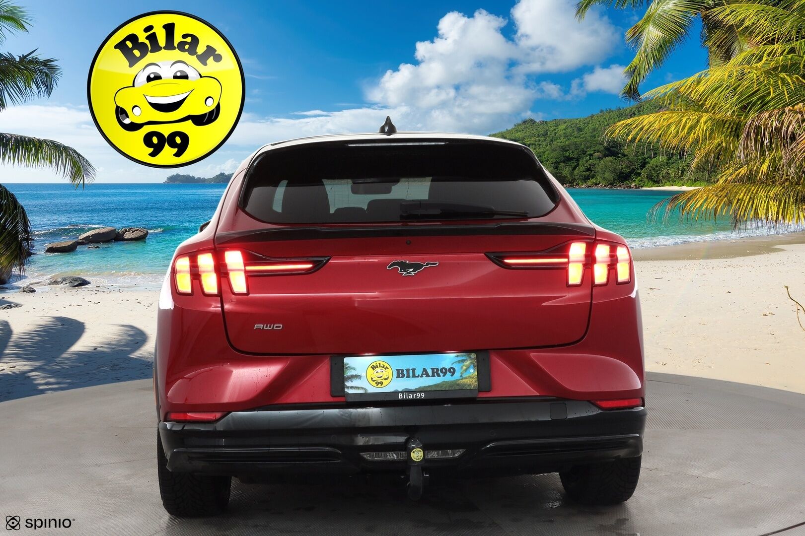 FORD MUSTANG MACH-E 2022 351hv AWD Premium * Koukku / ACC / B&O / Lasikatto / Muistipenkki / LED / 360 / Keyless * - Merkkihuollot / Kahdet renkaat aluvanteilla