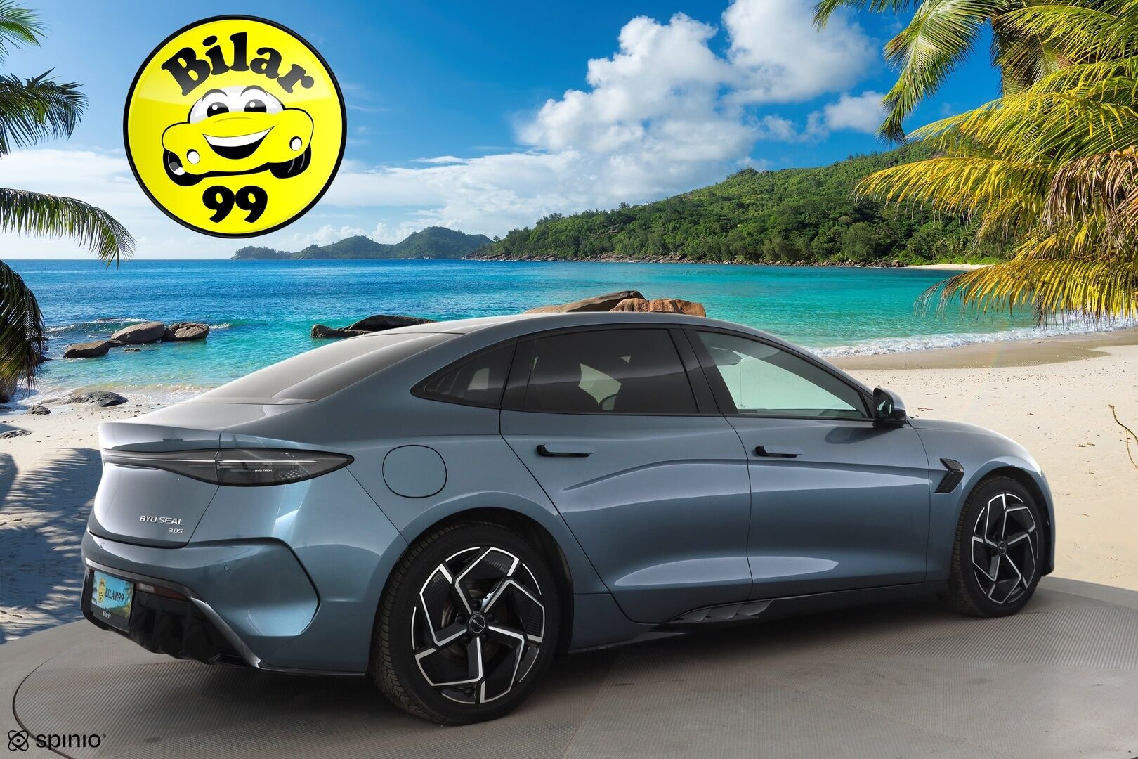 BYD SEAL 2024 Excellence AWD * ACC / 360° / ILP / Dynaudio / HUD / Lasikatto / Ilmastoidut nahat / Keyless / Navi / LED * - Kahdet renkaat aluvanteilla