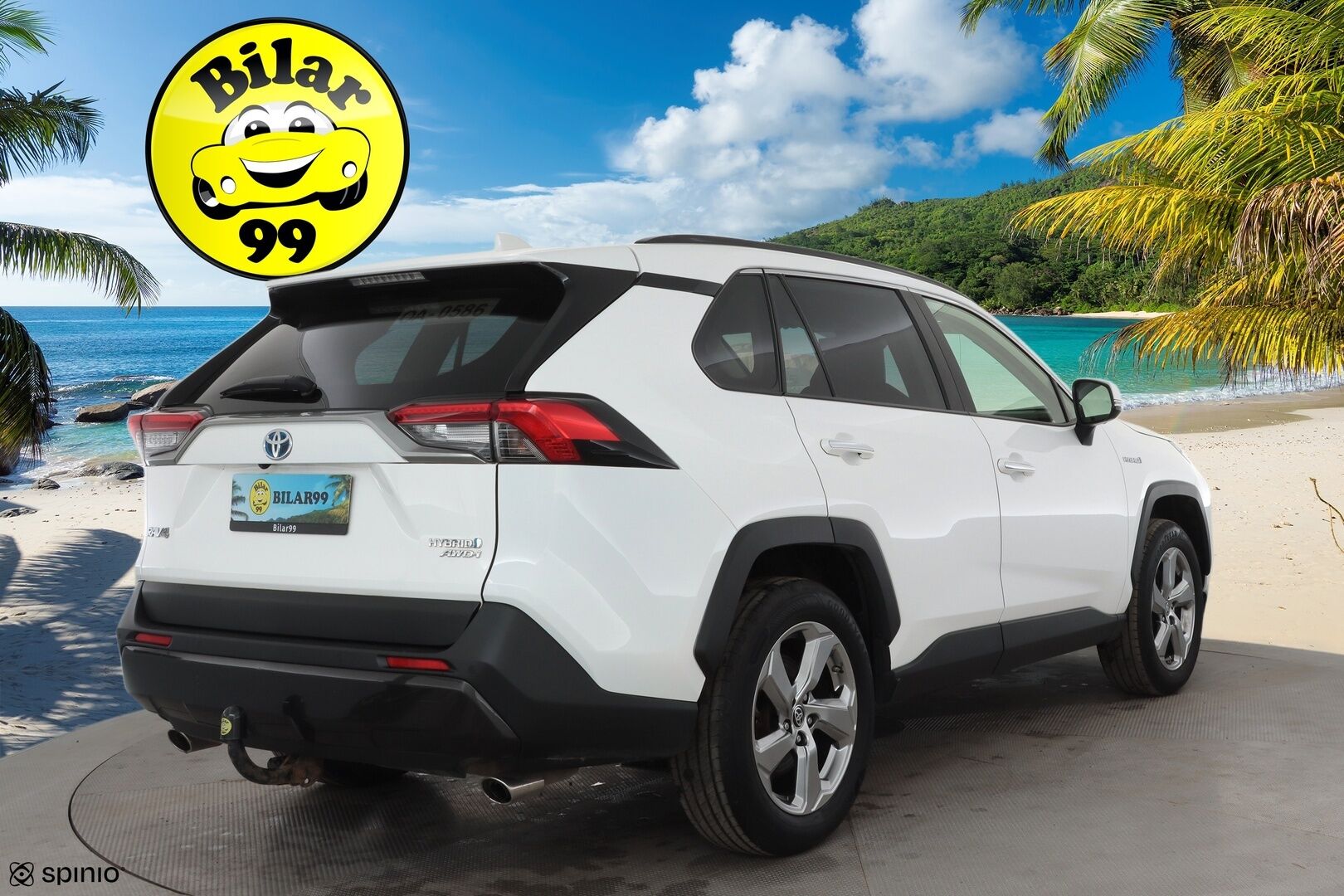 TOYOTA RAV4 2020 2.5 Hybrid AWD-i Premium * Koukku / ACC / LED / 360° / Ilmastoitu Muistipenkki / Kaistavahti / Keyless * - Kahdet renkaat aluvanteilla / Hyvin huollettu! - HULLUT AVAJAISHULINAT KORKOTARJOUS 3,29 %