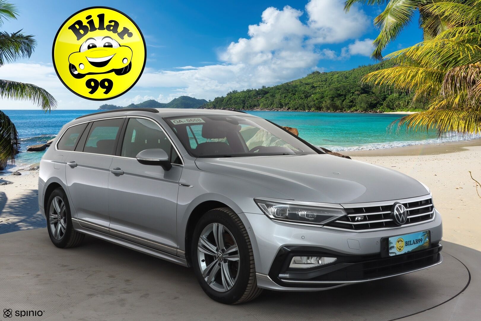 VOLKSWAGEN PASSAT 2023 Variant 2.0 TDI R-Line DSG * ACC / Webasto / Koukku / IQ-Light / Hierova ergocomfort istuin / P.kamera * - Merkkihuollettu / Kahdet Renkaat - HULLUT AVAJAISHULINAT KORKOTARJOUS 3,29 %