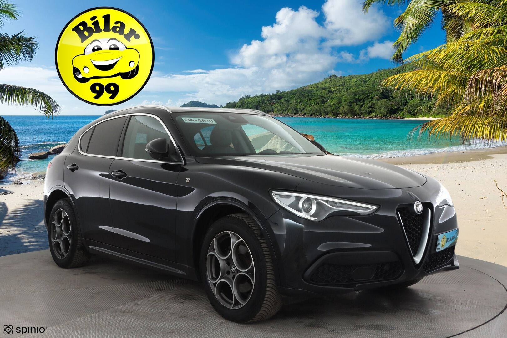 ALFA ROMEO STELVIO 2021 2,2 Diesel 190hp AT8 AWD Ti * H&K / Panorama / ACC / P.Kamera / Xenon / Muistipenkki / Navi / Kaistavahti / Keyless * - Merkkihuollot - HULLUT AVAJAISHULINAT KORKOTARJOUS 3,29 %