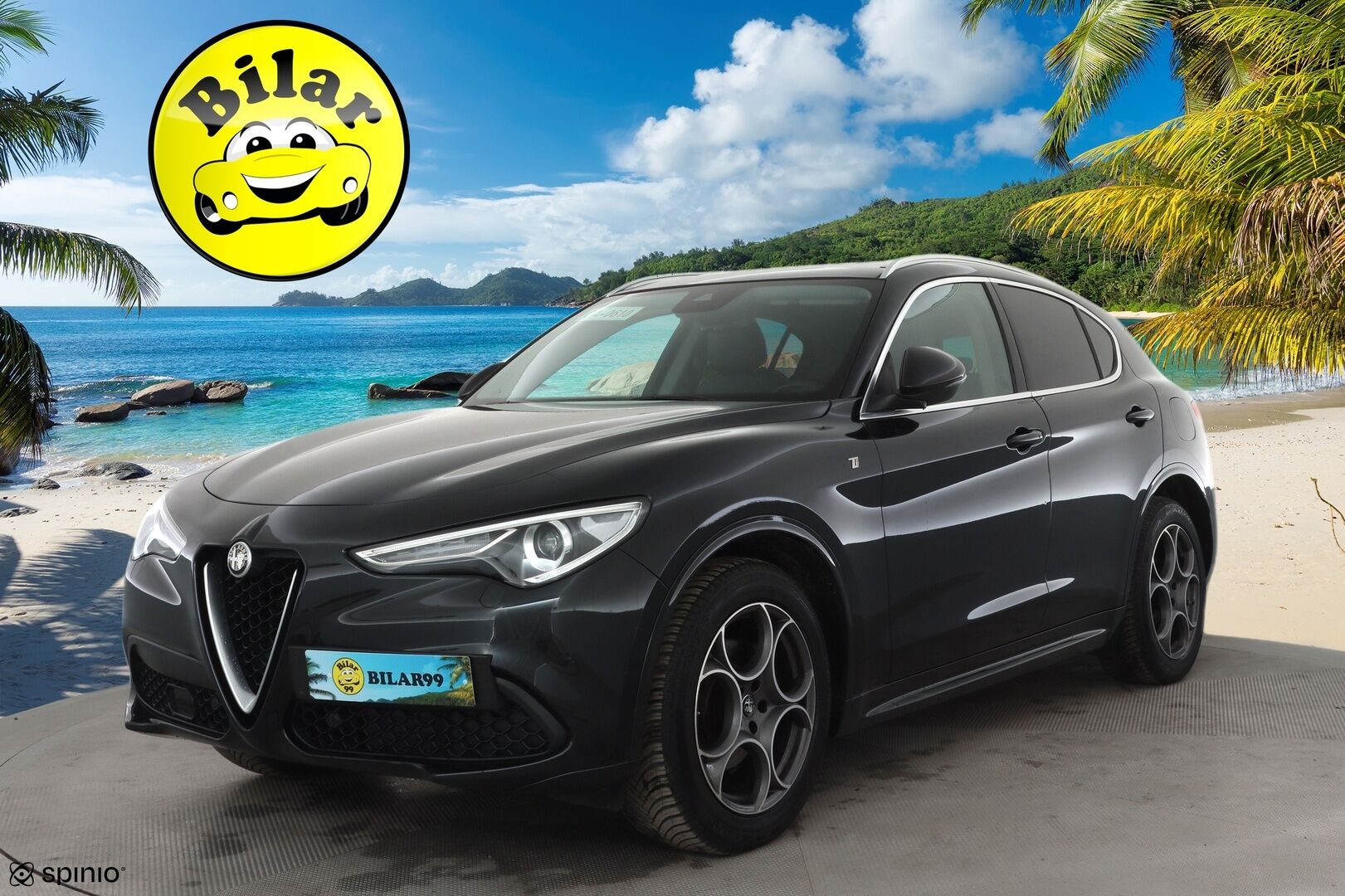 ALFA ROMEO STELVIO 2021 2,2 Diesel 190hp AT8 AWD Ti -  H&K | Panorama | ACC | P.Kamera | Xenon | Muistipenkki | Navi | Kaistavahti | Keyless | Merkkihuollot