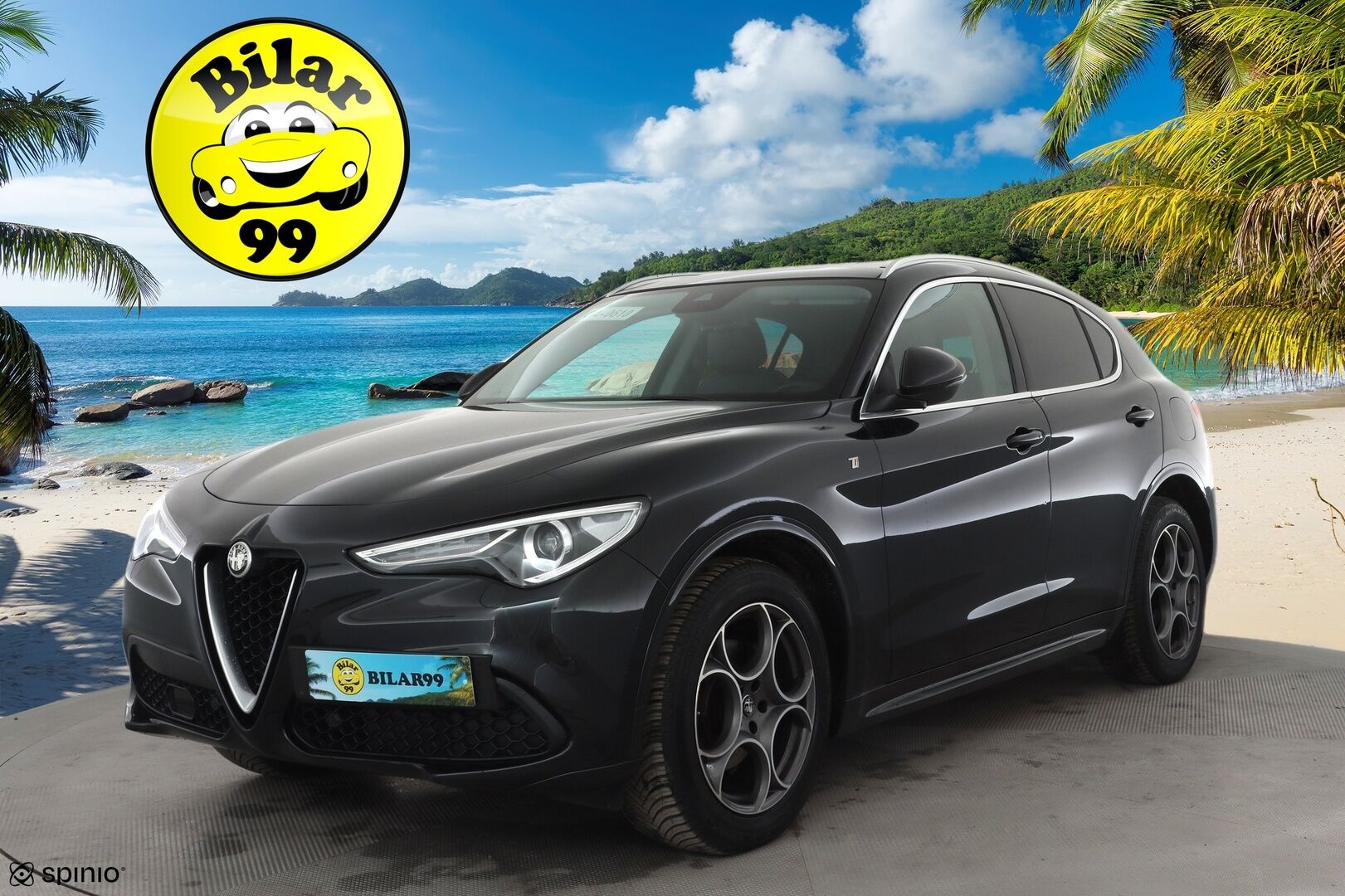 ALFA ROMEO STELVIO 2021 2,2 Diesel 190hp AT8 AWD Ti * H&K / Panorama / ACC / P.Kamera / Xenon / Muistipenkki / Navi / Kaistavahti / Keyless * - Merkkihuollot - HULLUT AVAJAISHULINAT KORKOTARJOUS 3,29 %