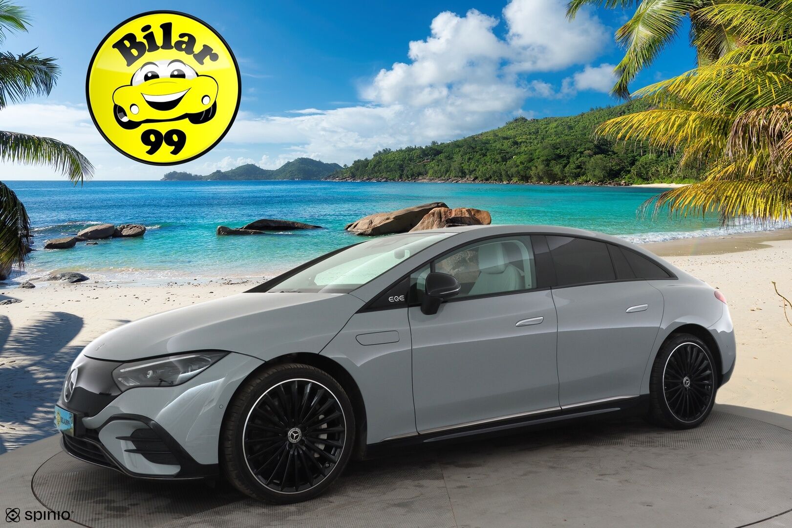 MERCEDES-BENZ EQE 2023 350 AMG-styling * Distronic+ / HUD / Burmester / Panorama / Digital Light / 360° / Muistipenkit / Akuston esilämmitys / Airmatic DC * - Kahdet renkaat aluvanteilla / Merkkihuollettu / Supervarusteet - HULLUT AVAJAISHULINAT KORKOTARJOUS 3,29 %