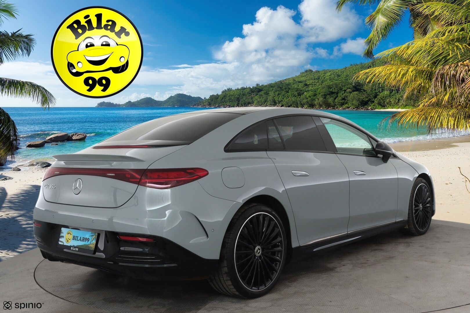 MERCEDES-BENZ EQE 2023 350 AMG-styling * Distronic+ / HUD / Burmester / Panorama / Digital Light / 360° / Muistipenkit / Akuston esilämmitys / Airmatic DC * - Kahdet renkaat aluvanteilla / Merkkihuollettu / Supervarusteet - HULLUT AVAJAISHULINAT KORKOTARJOUS 3,29 %