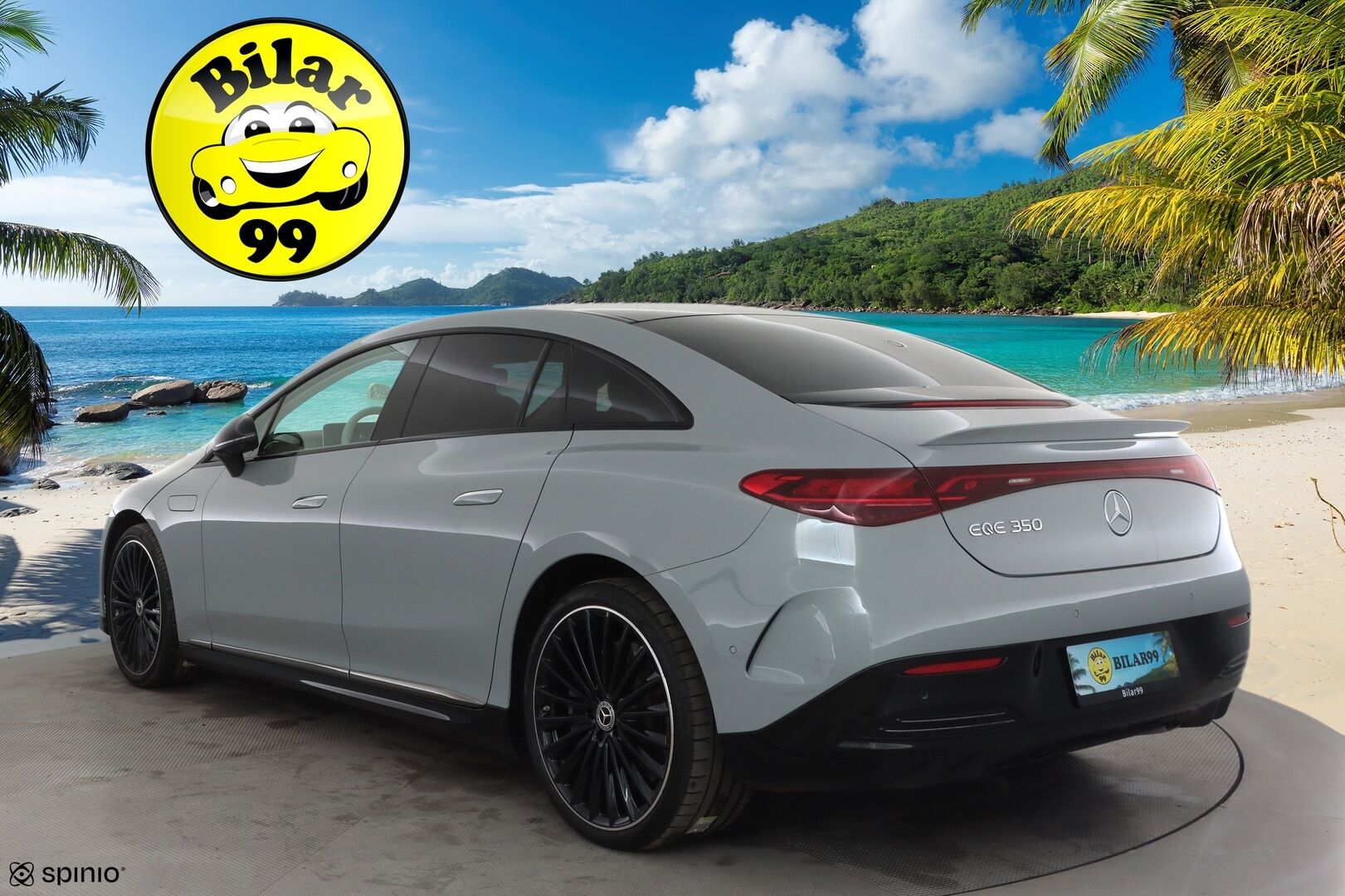 MERCEDES-BENZ EQE 2023 350 AMG-styling * Distronic+ / HUD / Burmester / Panorama / Digital Light / 360° / Muistipenkit / Akuston esilämmitys / Airmatic DC * - Kahdet renkaat aluvanteilla / Merkkihuollettu / Supervarusteet - HULLUT AVAJAISHULINAT KORKOTARJOUS 3,29 %