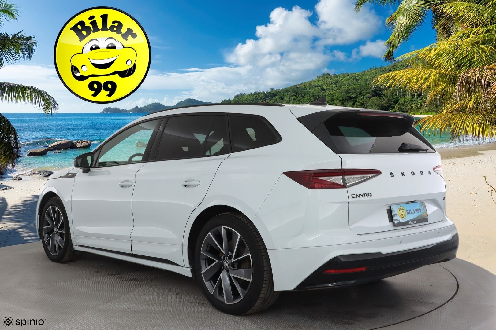 SKODA ENYAQ 2022 80X 4X4 Sportline 265hv * ACC / ILP / Matrix-LED / 360-Kamera / Muistipenkki / Apple&Android * - Merkkihuollettu / Kahdet Renkaat - HULLUT AVAJAISHULINAT KORKOTARJOUS 3,29 %