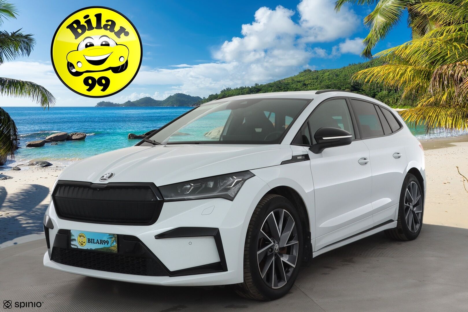 SKODA ENYAQ 2022 80X 4X4 Sportline 265hv * ACC / ILP / Matrix-LED / 360-Kamera / Muistipenkki / Apple&Android * - Merkkihuollettu / Kahdet Renkaat - HULLUT AVAJAISHULINAT KORKOTARJOUS 3,29 %