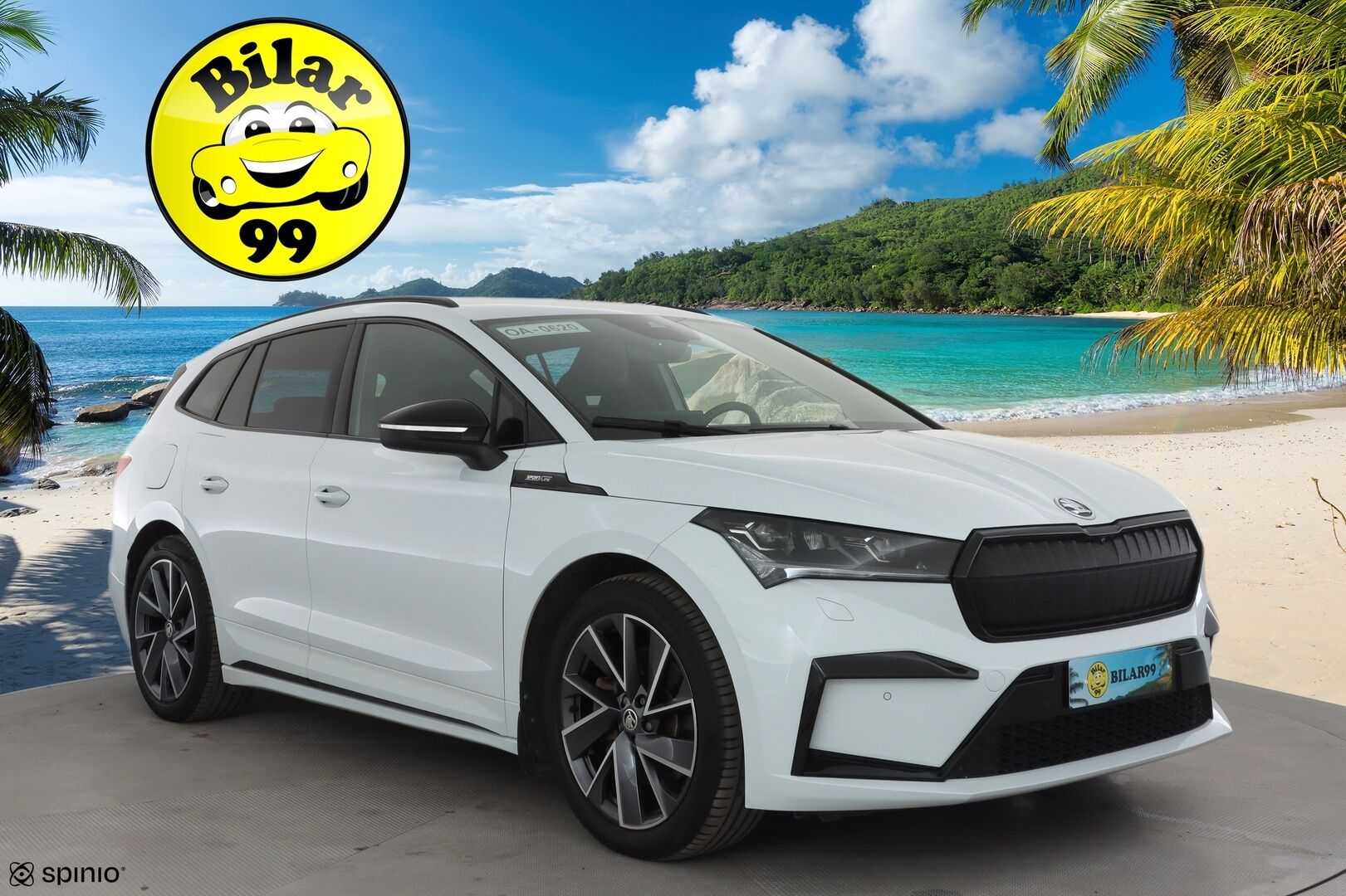 SKODA ENYAQ 2022 80X 4X4 Sportline 265hv * ACC / ILP / Matrix-LED / 360-Kamera / Muistipenkki / Apple&Android * - Merkkihuollettu / Kahdet Renkaat - HULLUT AVAJAISHULINAT KORKOTARJOUS 3,29 %