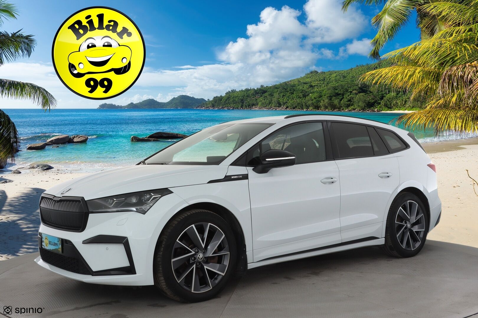 SKODA ENYAQ 2022 80X 4X4 Sportline 265hv * ACC / ILP / Matrix-LED / 360-Kamera / Muistipenkki / Apple&Android * - Merkkihuollettu / Kahdet Renkaat - HULLUT AVAJAISHULINAT KORKOTARJOUS 3,29 %