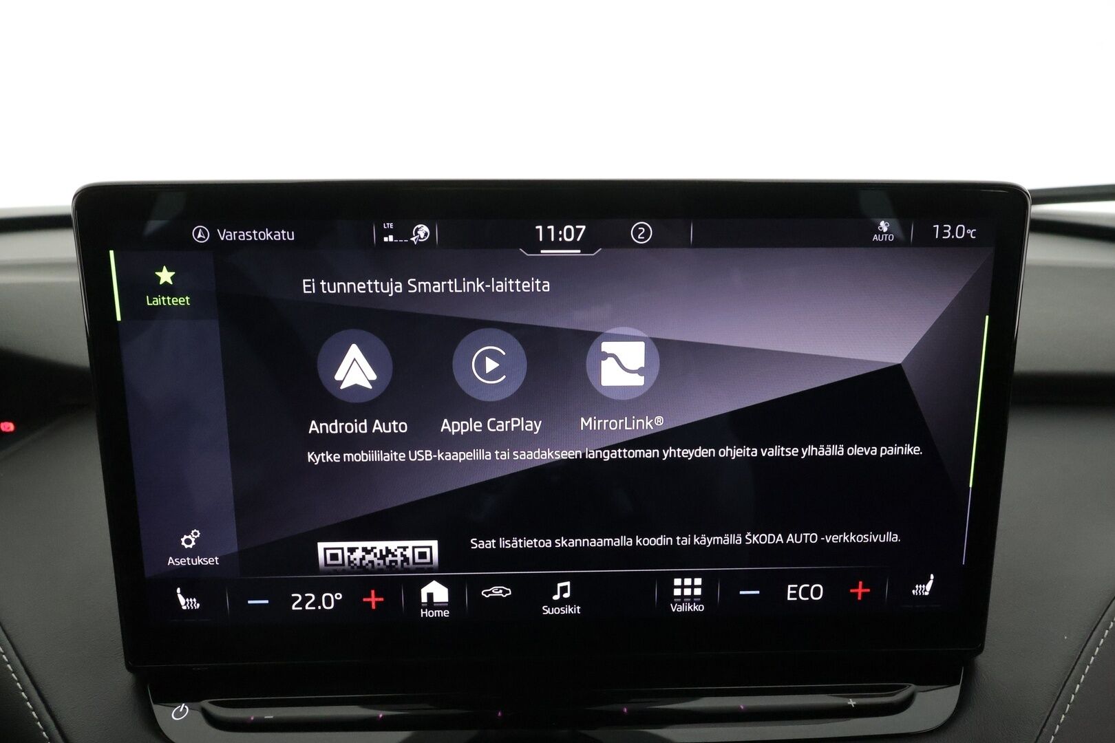 SKODA ENYAQ 2022 80X 4X4 Sportline 265hv * ACC / ILP / Matrix-LED / 360-Kamera / Muistipenkki / Apple&Android * - Merkkihuollettu / Kahdet Renkaat - HULLUT AVAJAISHULINAT KORKOTARJOUS 3,29 %