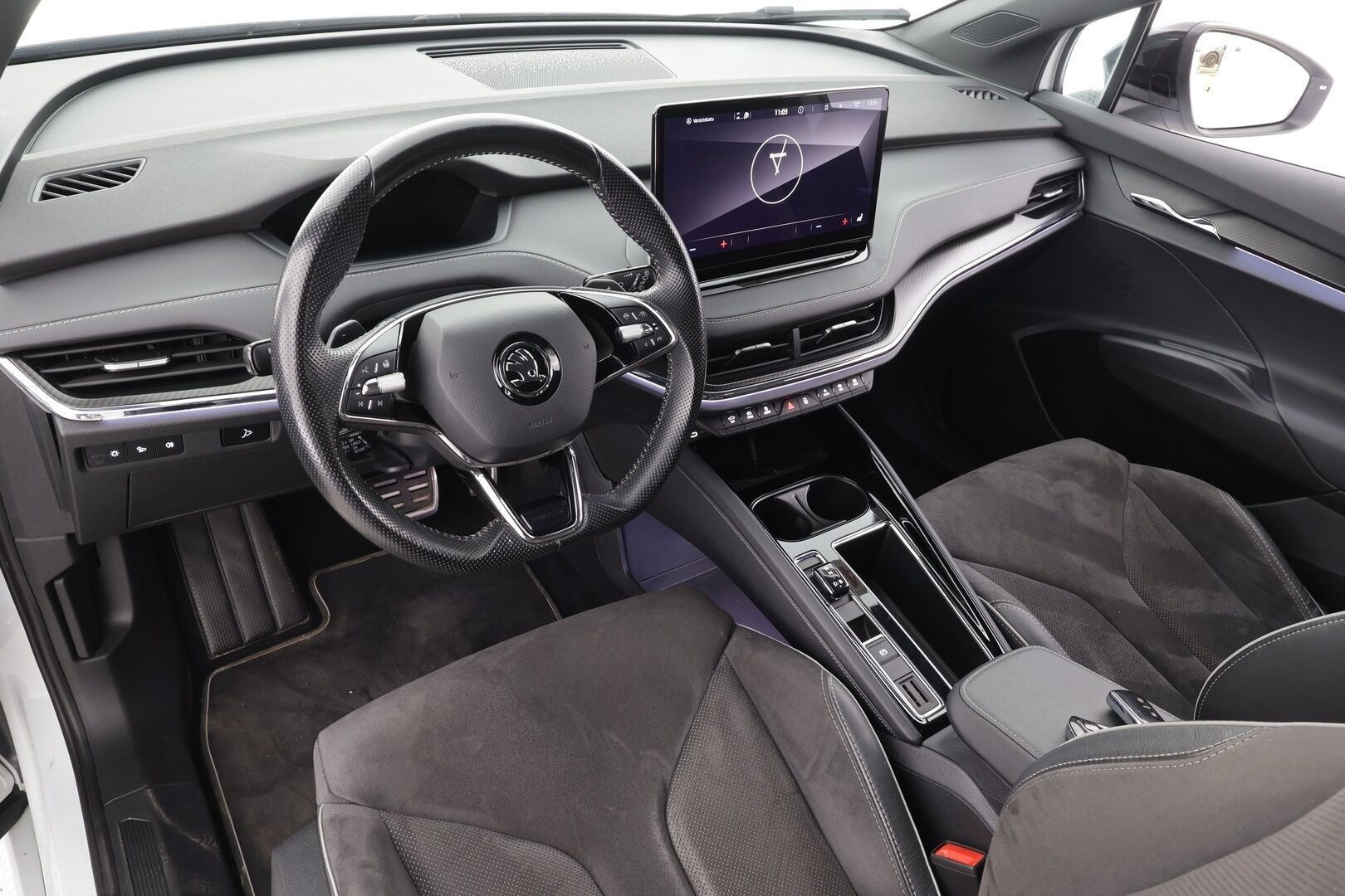 SKODA ENYAQ 2022 80X 4X4 Sportline 265hv * ACC / ILP / Matrix-LED / 360-Kamera / Muistipenkki / Apple&Android * - Merkkihuollettu / Kahdet Renkaat - HULLUT AVAJAISHULINAT KORKOTARJOUS 3,29 %