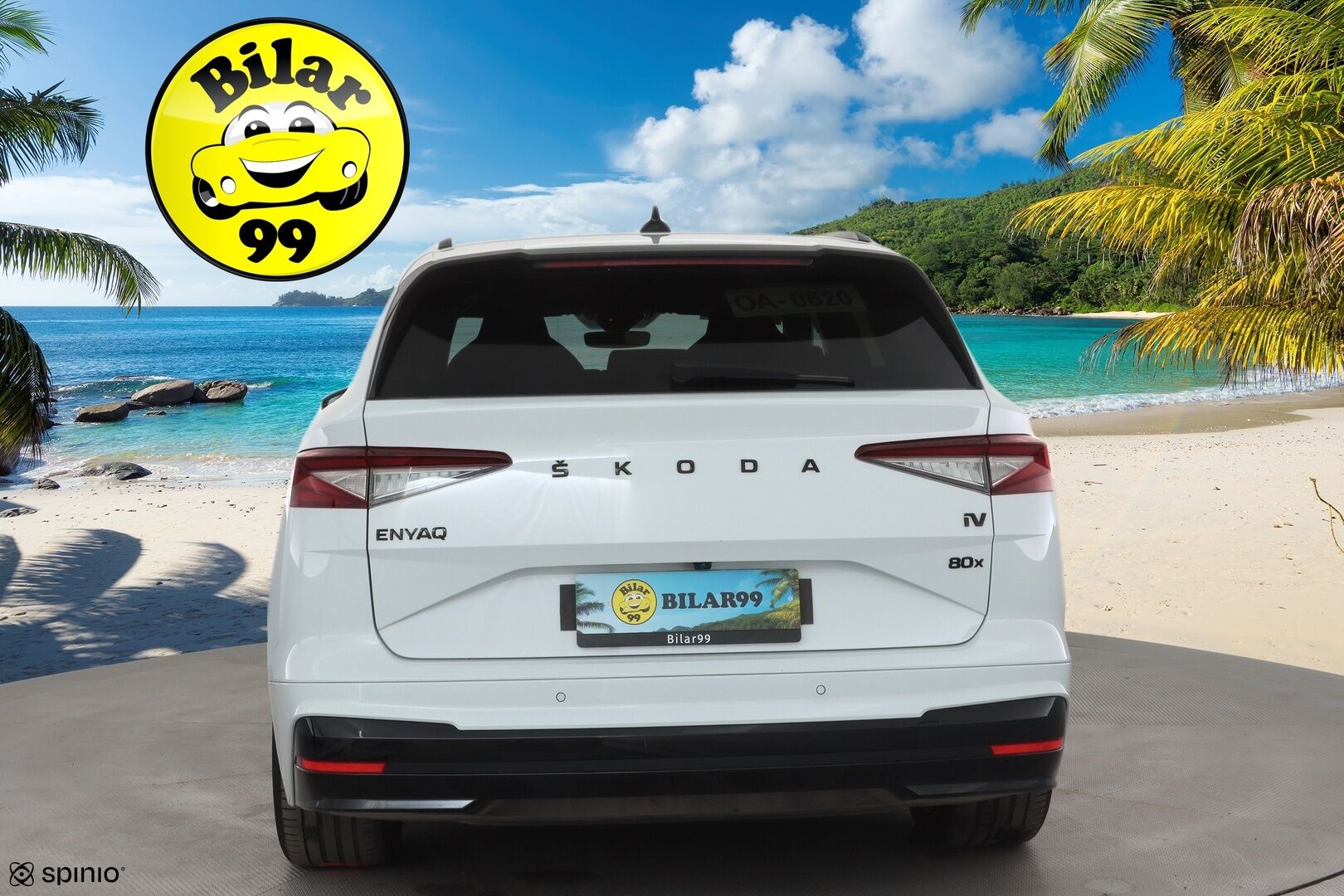 SKODA ENYAQ 2022 80X 4X4 Sportline 265hv * ACC / ILP / Matrix-LED / 360-Kamera / Muistipenkki / Apple&Android * - Merkkihuollettu / Kahdet Renkaat - HULLUT AVAJAISHULINAT KORKOTARJOUS 3,29 %