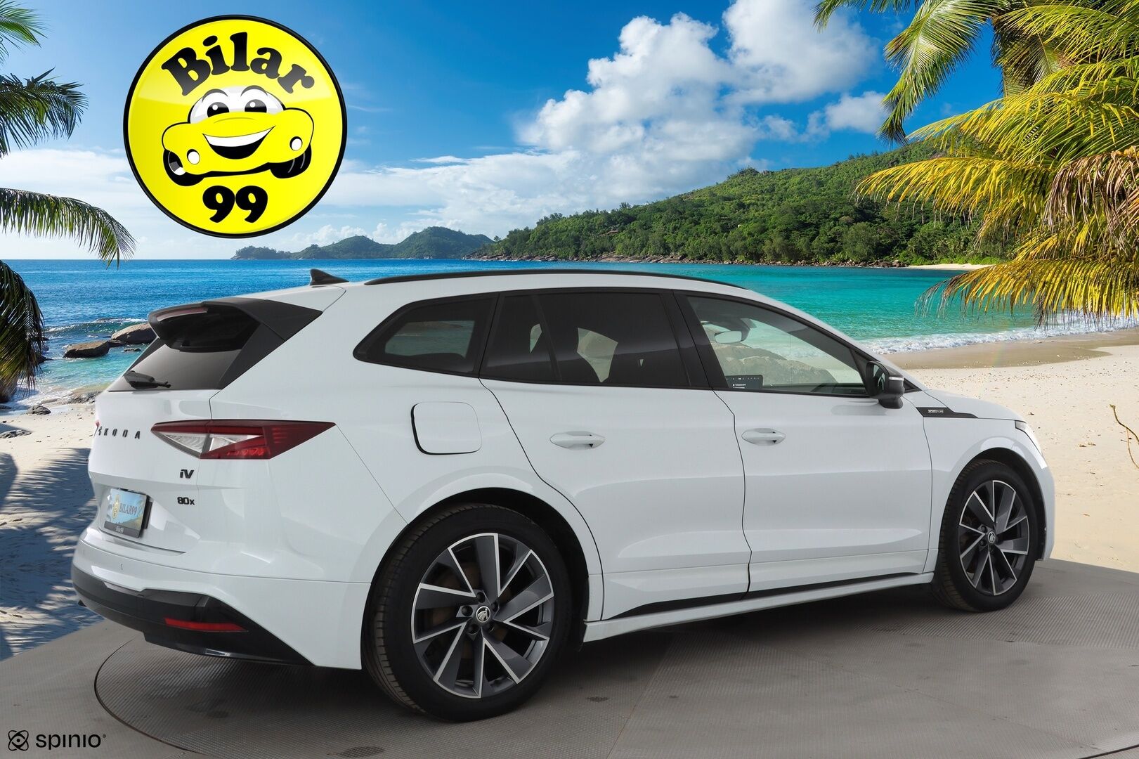 SKODA ENYAQ 2022 80X 4X4 Sportline 265hv * ACC / ILP / Matrix-LED / 360-Kamera / Muistipenkki / Apple&Android * - Merkkihuollettu / Kahdet Renkaat - HULLUT AVAJAISHULINAT KORKOTARJOUS 3,29 %