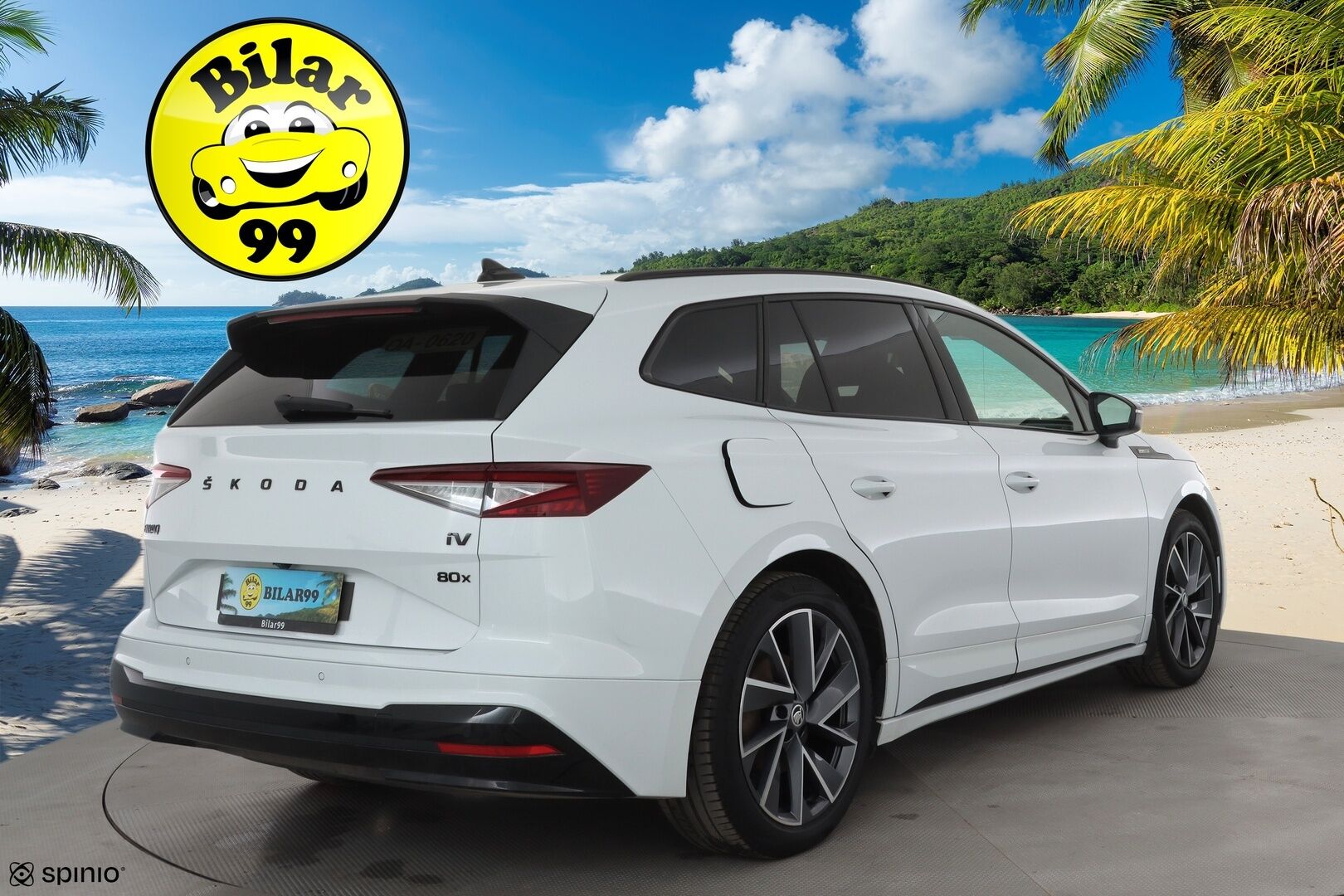 SKODA ENYAQ 2022 80X 4X4 Sportline 265hv * ACC / ILP / Matrix-LED / 360-Kamera / Muistipenkki / Apple&Android * - Merkkihuollettu / Kahdet Renkaat - HULLUT AVAJAISHULINAT KORKOTARJOUS 3,29 %