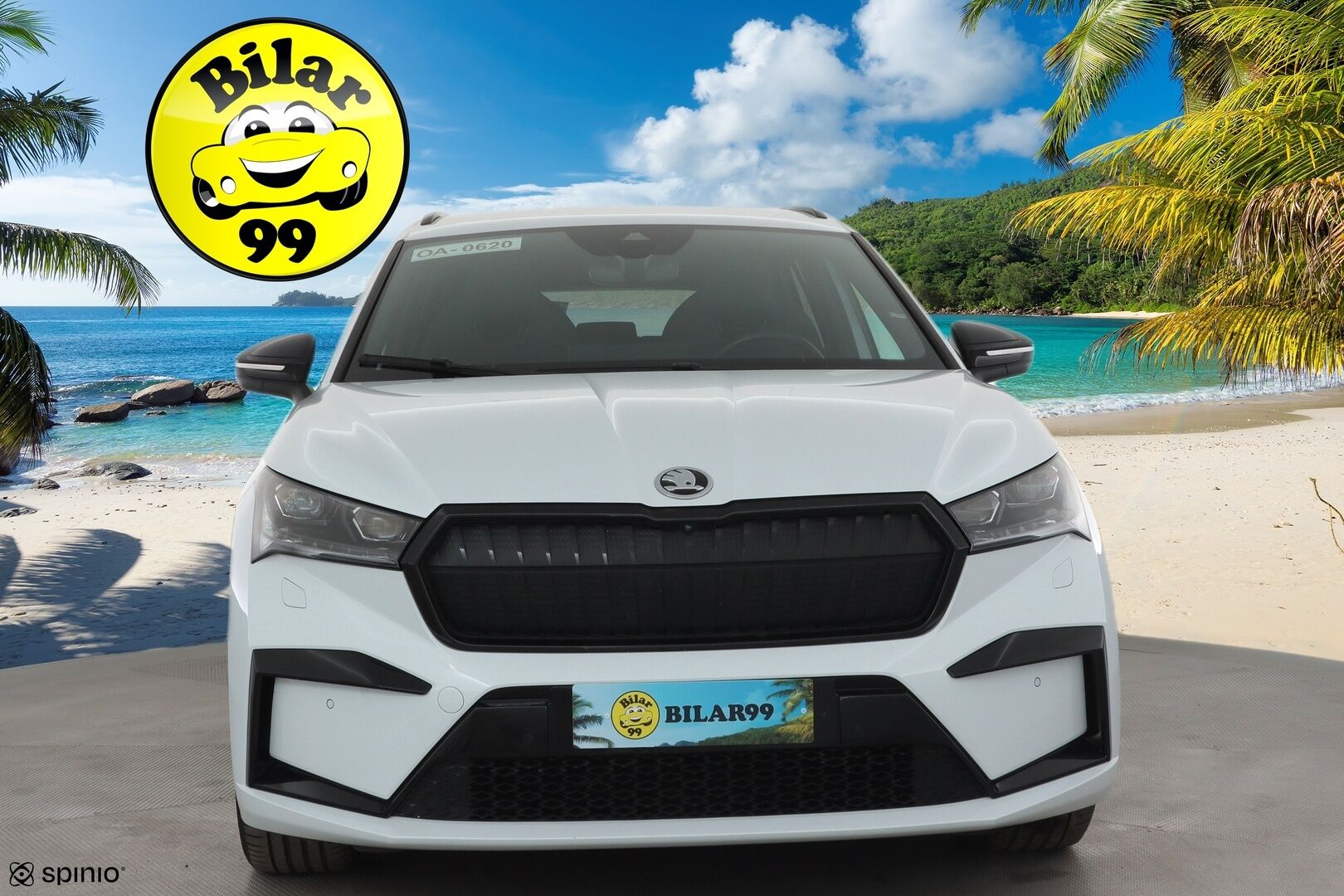 SKODA ENYAQ 2022 80X 4X4 Sportline 265hv * ACC / ILP / Matrix-LED / 360-Kamera / Muistipenkki / Apple&Android * - Merkkihuollettu / Kahdet Renkaat - HULLUT AVAJAISHULINAT KORKOTARJOUS 3,29 %