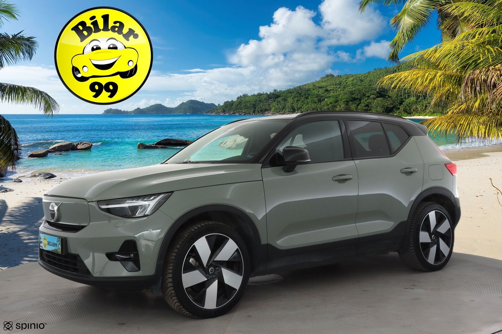 Volvo XC40 2023 Recharge Twin Plus * ACC / ILP / Muistipenkki / Koukku / BLIS / P.kamera / Keyless / Navi / LED / Ratinlämmitin * - Merkkihuollettu - HULLUT AVAJAISHULINAT KORKOTARJOUS 3,29 %