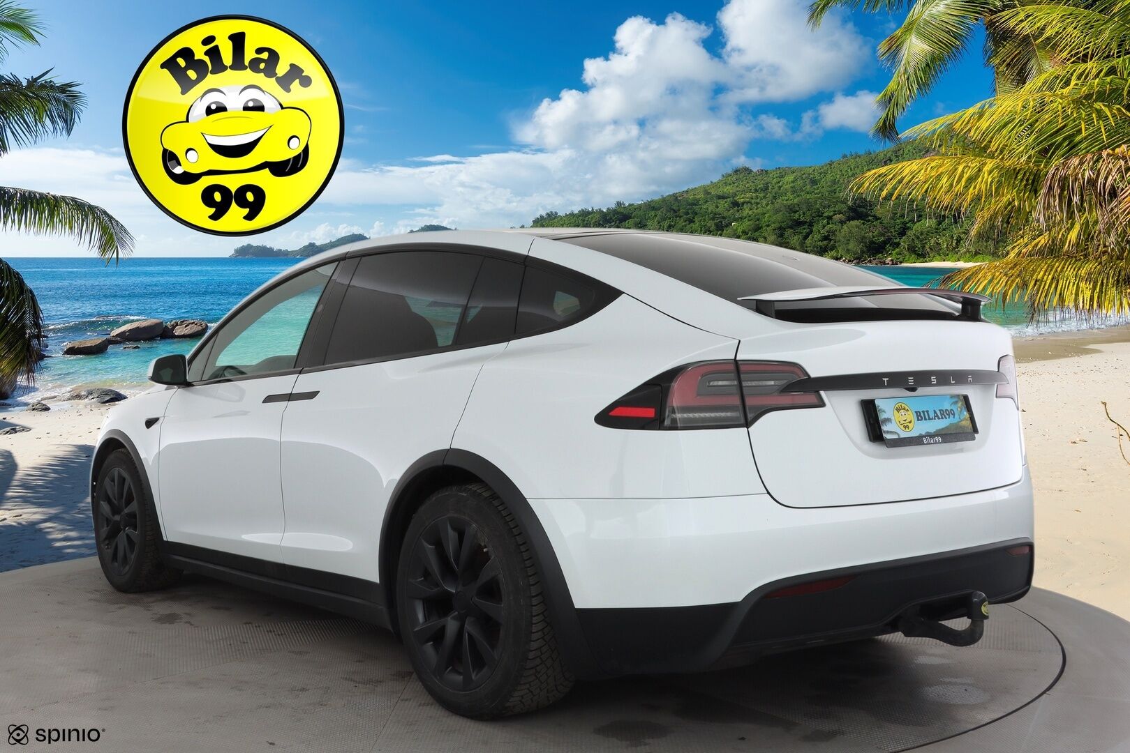 TESLA Model X 2023 Long Range AWD 7-P * Koukku / ILP / Premium Audio / Ilmastoidut nahat / Ilma-alusta / Facelift / Viihdenäyttö / P.kamera * - Kahdet renkaat aluvanteilla / ALV - HULLUT AVAJAISHULINAT KORKOTARJOUS 3,29 %
