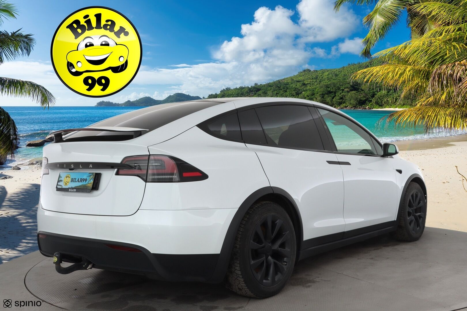 TESLA Model X 2023 Long Range AWD 7-P * Koukku / ILP / Premium Audio / Ilmastoidut nahat / Ilma-alusta / Facelift / Viihdenäyttö / P.kamera * - Kahdet renkaat aluvanteilla / ALV - HULLUT AVAJAISHULINAT KORKOTARJOUS 3,29 %