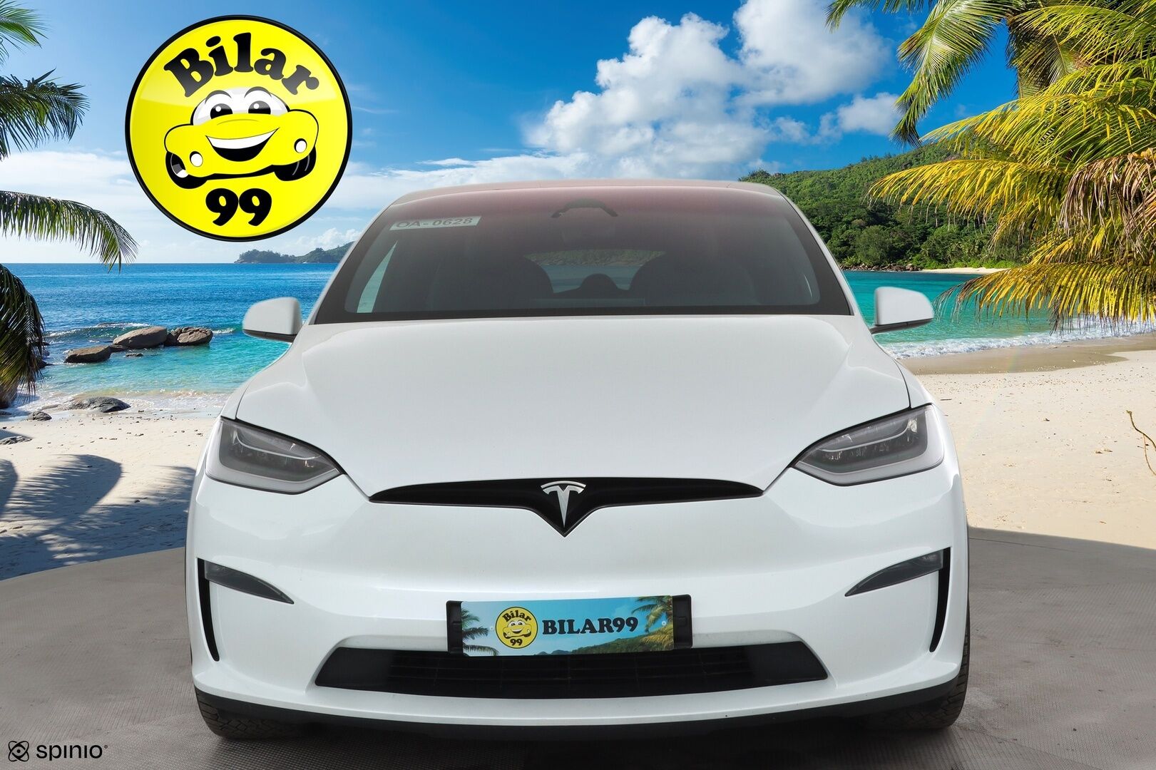 TESLA Model X 2023 Long Range AWD 7-P * Koukku / ILP / Premium Audio / Ilmastoidut nahat / Ilma-alusta / Facelift / Viihdenäyttö / P.kamera * - Kahdet renkaat aluvanteilla / ALV - HULLUT AVAJAISHULINAT KORKOTARJOUS 3,29 %