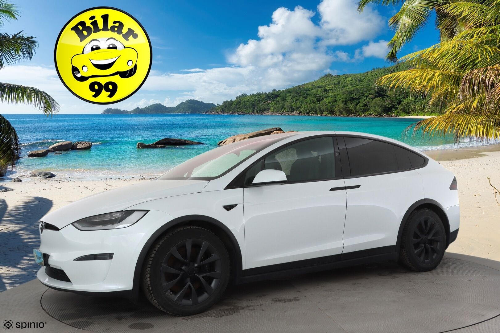 TESLA Model X 2023 Long Range AWD 7-P * Koukku / ILP / Premium Audio / Ilmastoidut nahat / Ilma-alusta / Facelift / Viihdenäyttö / P.kamera * - Kahdet renkaat aluvanteilla / ALV - HULLUT AVAJAISHULINAT KORKOTARJOUS 3,29 %