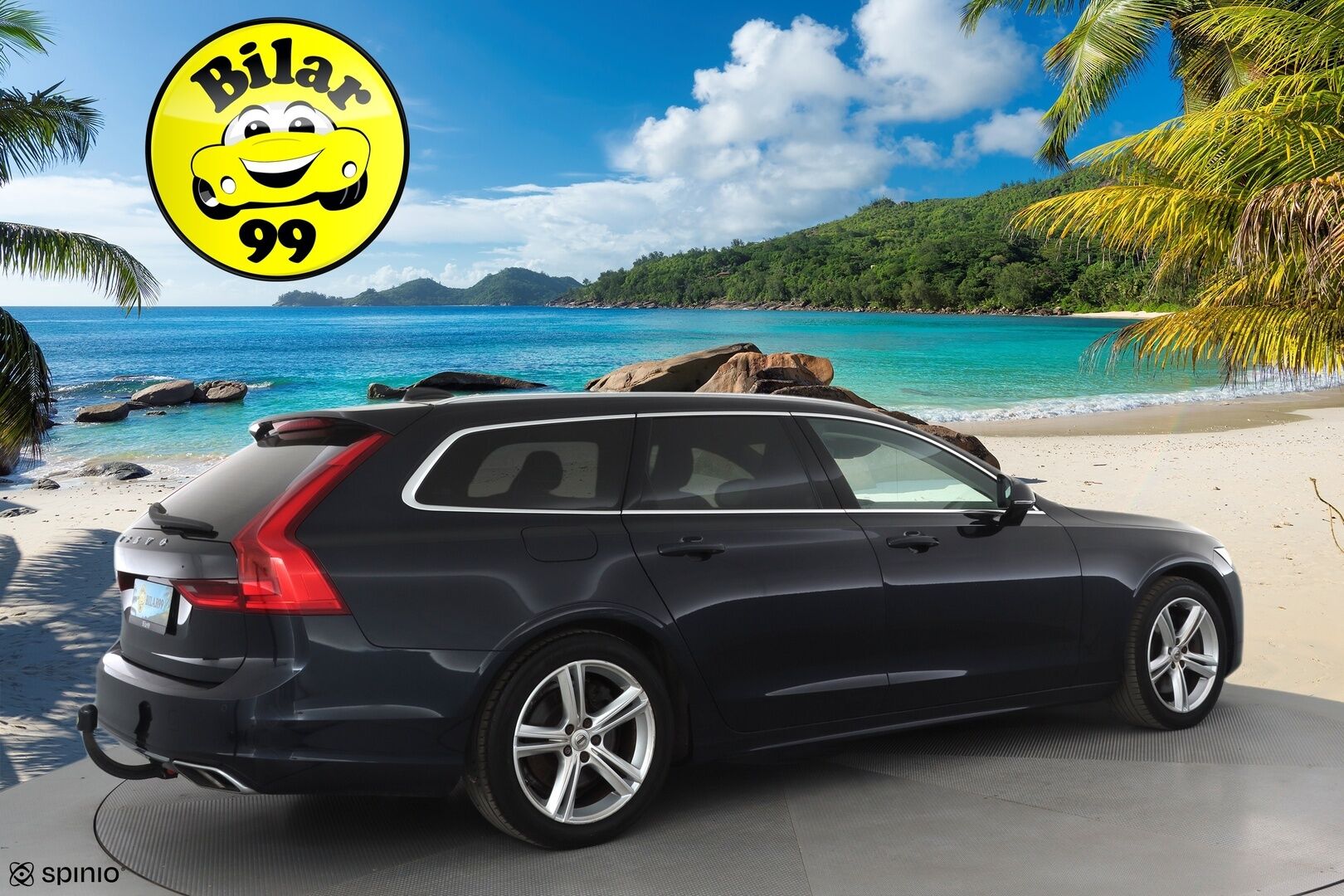 Volvo V90 2019 T4 Momentum Aut. * ACC / Webasto / Panorama / Koukku / Full LED / Nahat / Keyless / Navi / Sähköluukku / Ratinlämmitin * - Kahdet renkaat aluvanteilla