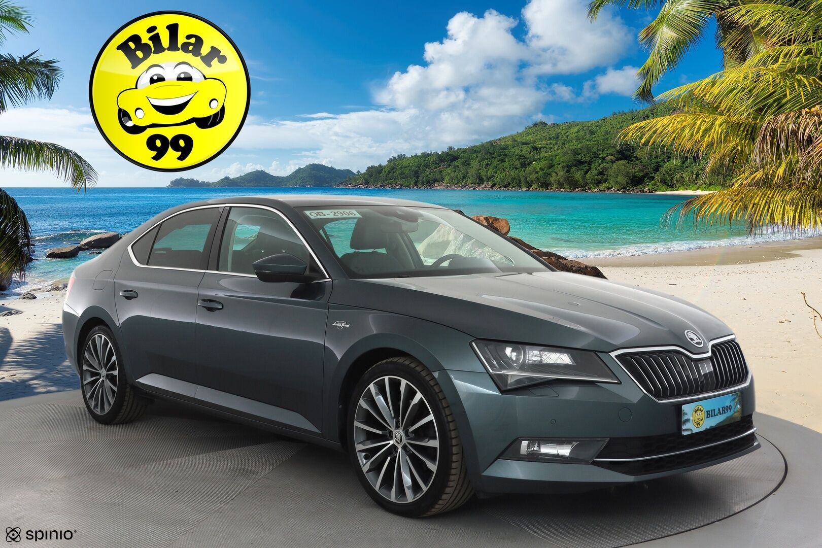 SKODA SUPERB 2017 2,0 TDI 190 L&K DSG * ACC / Webasto / Koukku / P.kamera / Muistipenkki / Keyless / Apple&Android * - Kahdet Renkaat / Juuri huollettu!