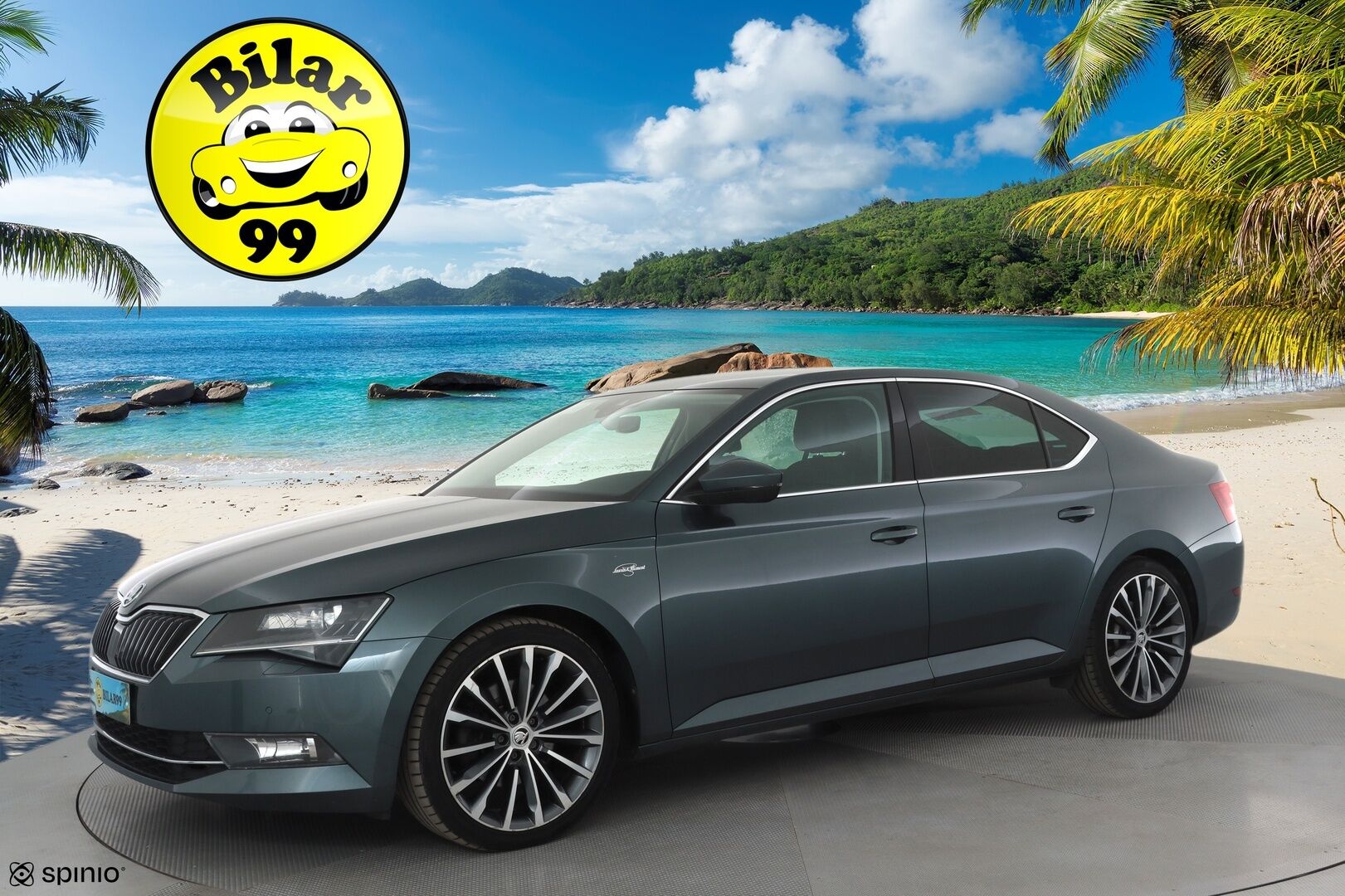 SKODA SUPERB 2017 2,0 TDI 190 L&K DSG * ACC / Webasto / Koukku / P.kamera / Muistipenkki / Keyless / Apple&Android * - Kahdet Renkaat / Juuri huollettu!