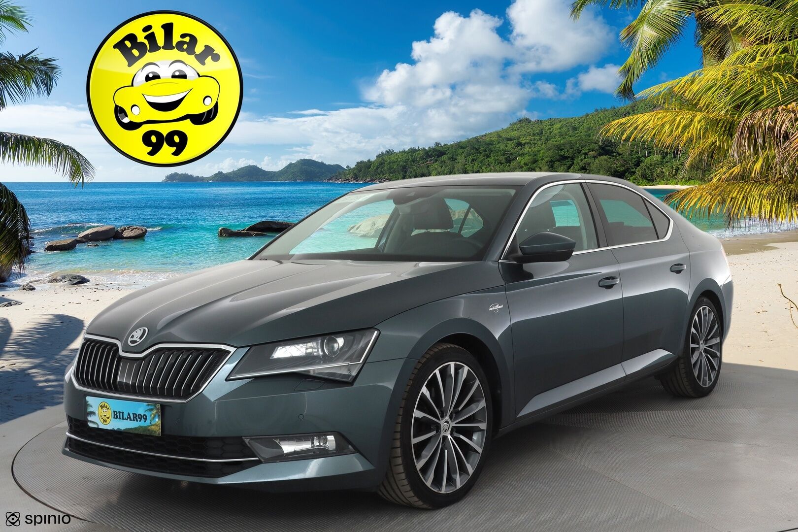 SKODA SUPERB 2017 2,0 TDI 190 L&K DSG * ACC / Webasto / Koukku / P.kamera / Muistipenkki / Keyless / Apple&Android * - Kahdet Renkaat / Juuri huollettu!