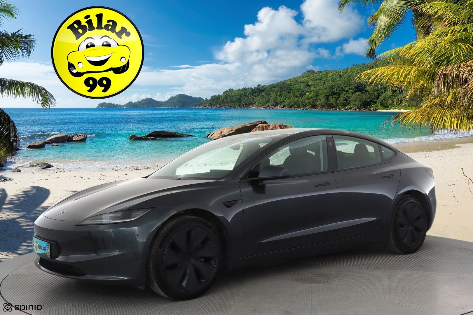 TESLA MODEL 3 2024 Long Range Dual Motor AWD Highland * ILP / Lasikatto / ACC / Matrix / P.Kamera / Ilmastoitu Muistipenkki / Premium Audio / Keyless * - Kahdet renkaat aluvanteilla / 2x Latauskaapelit - HULLUT AVAJAISHULINAT KORKOTARJOUS 3,29 %