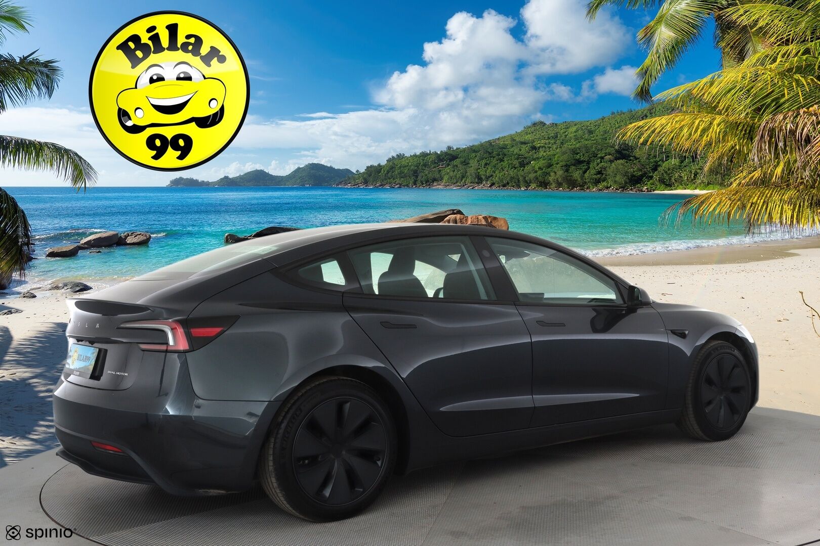 TESLA MODEL 3 2024 Long Range Dual Motor AWD Highland * ILP / Lasikatto / ACC / Matrix / P.Kamera / Ilmastoitu Muistipenkki / Premium Audio / Keyless * - Kahdet renkaat aluvanteilla / 2x Latauskaapelit - HULLUT AVAJAISHULINAT KORKOTARJOUS 3,29 %