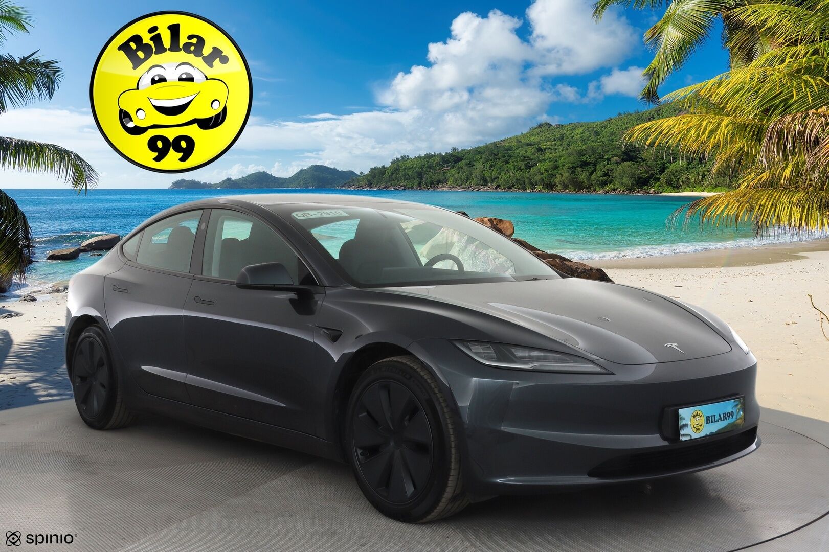 TESLA MODEL 3 2024 Long Range Dual Motor AWD Highland * ILP / Lasikatto / ACC / Matrix / P.Kamera / Ilmastoitu Muistipenkki / Premium Audio / Keyless * - Kahdet renkaat aluvanteilla / 2x Latauskaapelit - HULLUT AVAJAISHULINAT KORKOTARJOUS 3,29 %