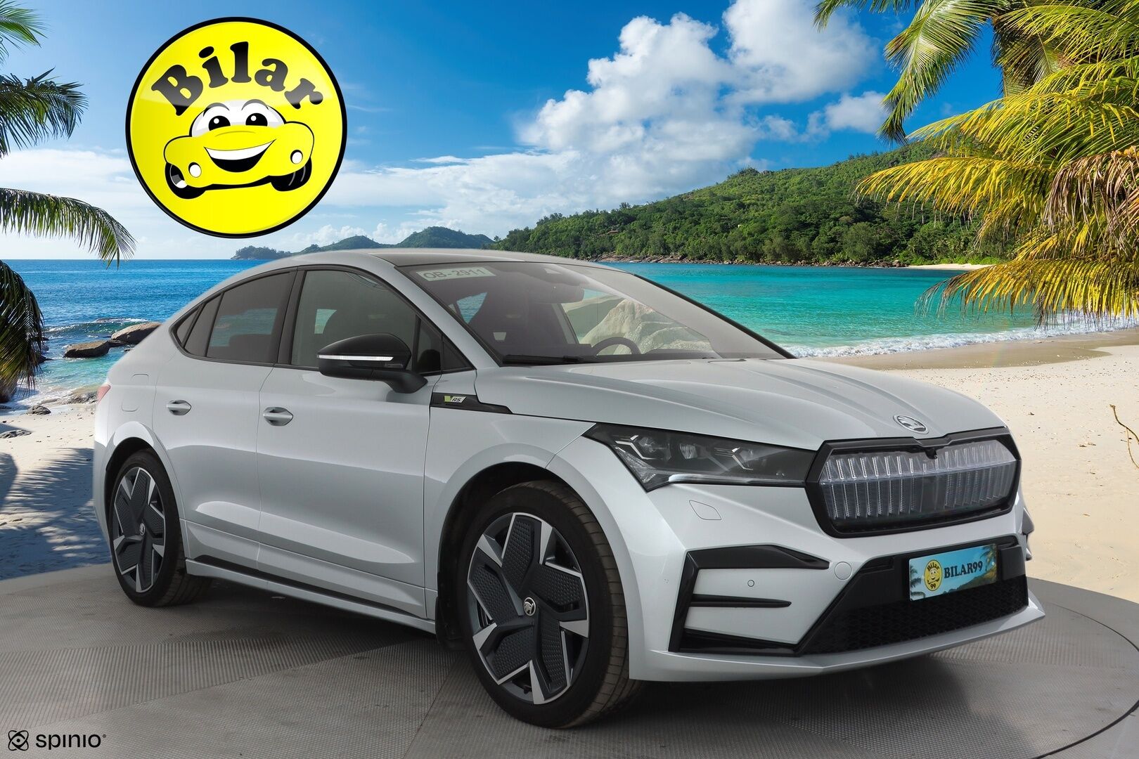 SKODA ENYAQ 2024 Coupe 85x 4x4 RS - | ACC | ILP / Koukku | Lasikatto | HUD | Canton | Matrix-LED | Muistipenkki | P-kamera | Sporttipenkit |