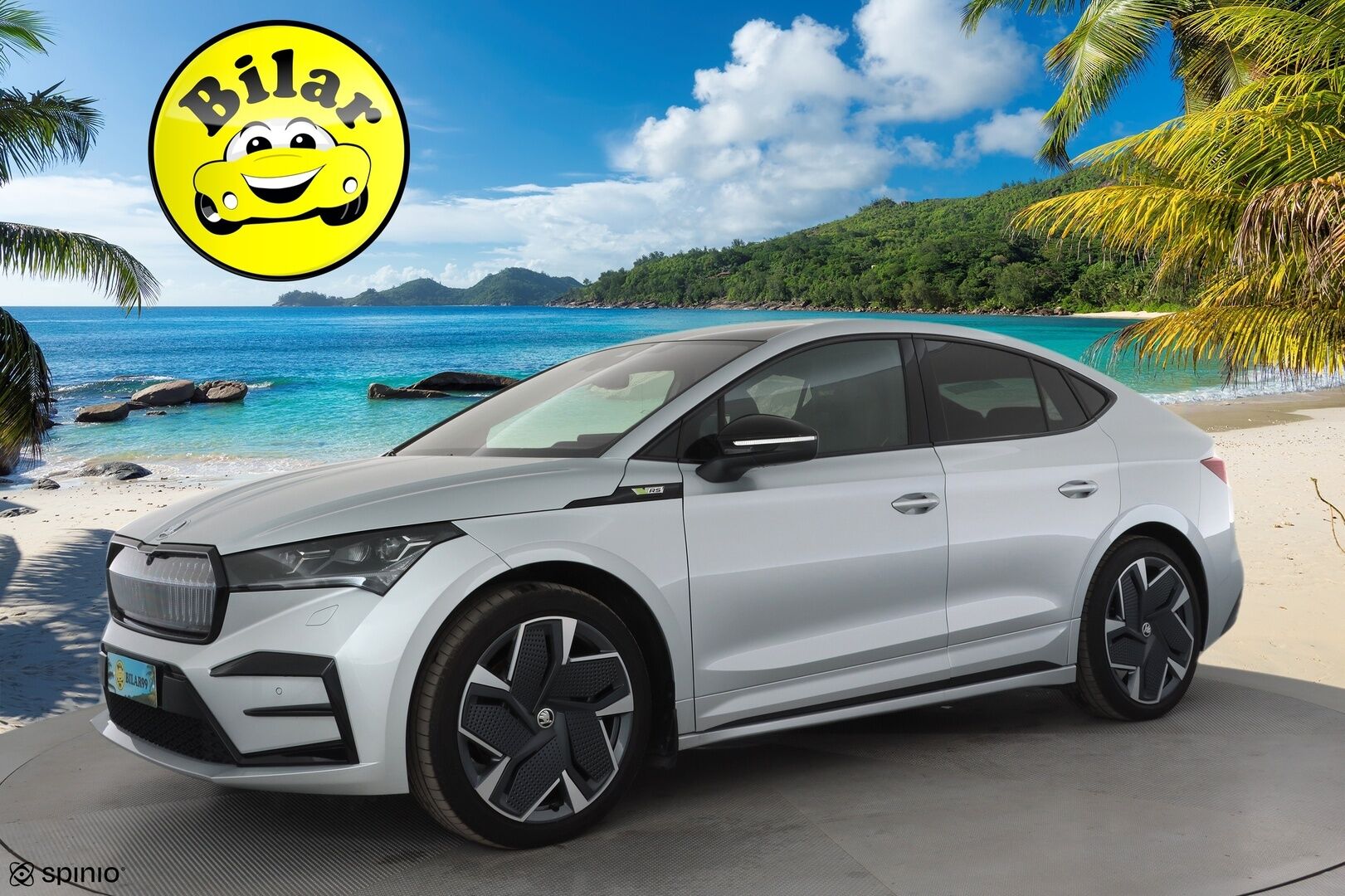 SKODA ENYAQ 2024 Coupe 85x 4x4 RS - | ACC | ILP / Koukku | Lasikatto | HUD | Canton | Matrix-LED | Muistipenkki | P-kamera | Sporttipenkit |