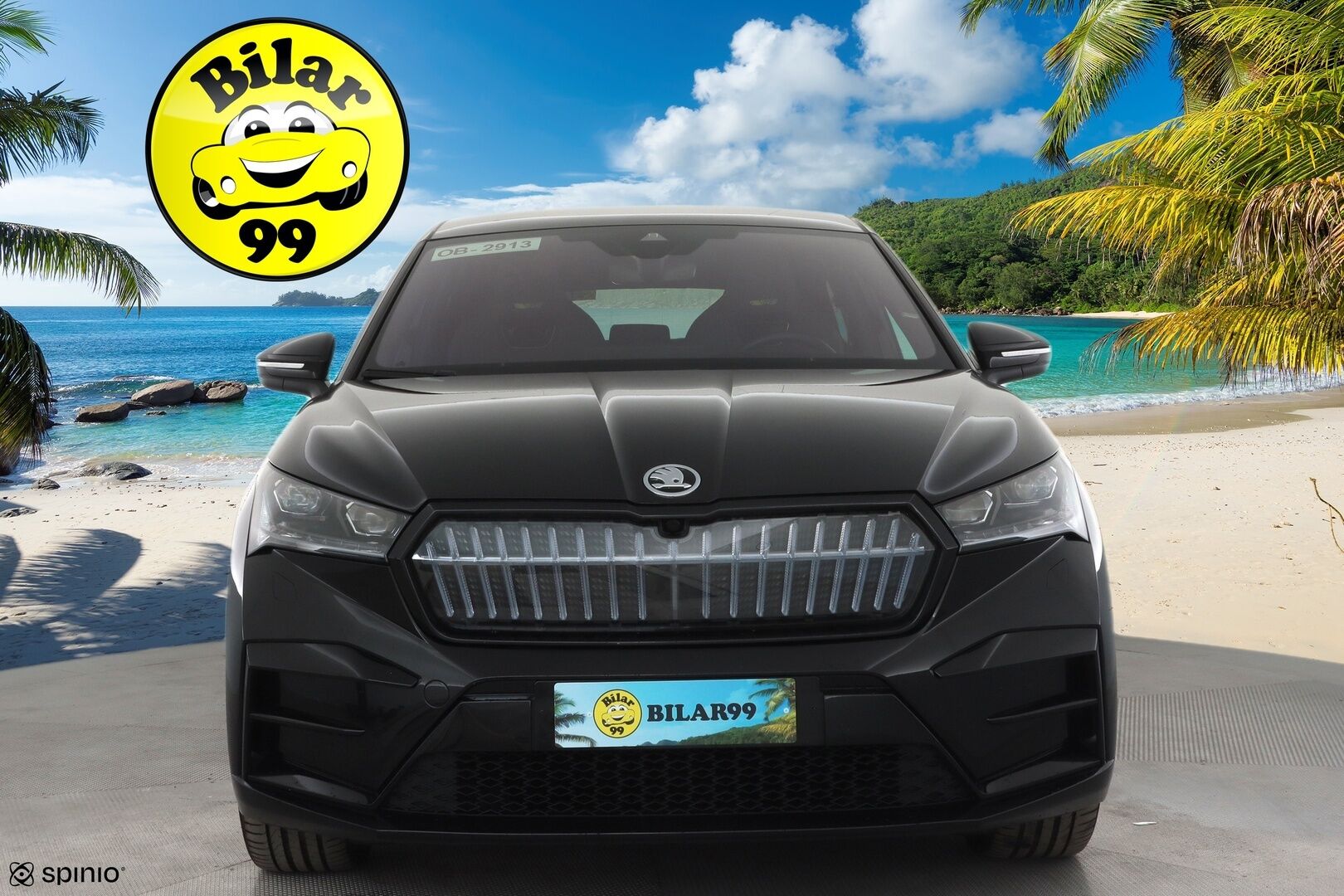 SKODA ENYAQ 2023 80x 4x4 RS iV * Canton / Lasikatto / ACC / ILP / Muistipenkit / Koukku / HUD / Matrix-LED / P.kamera / Keyless * - Kahdet renkaat aluvanteilla / 2x Latauskaapelit / Merkkihuollot - HULLUT AVAJAISHULINAT KORKOTARJOUS 3,29 %