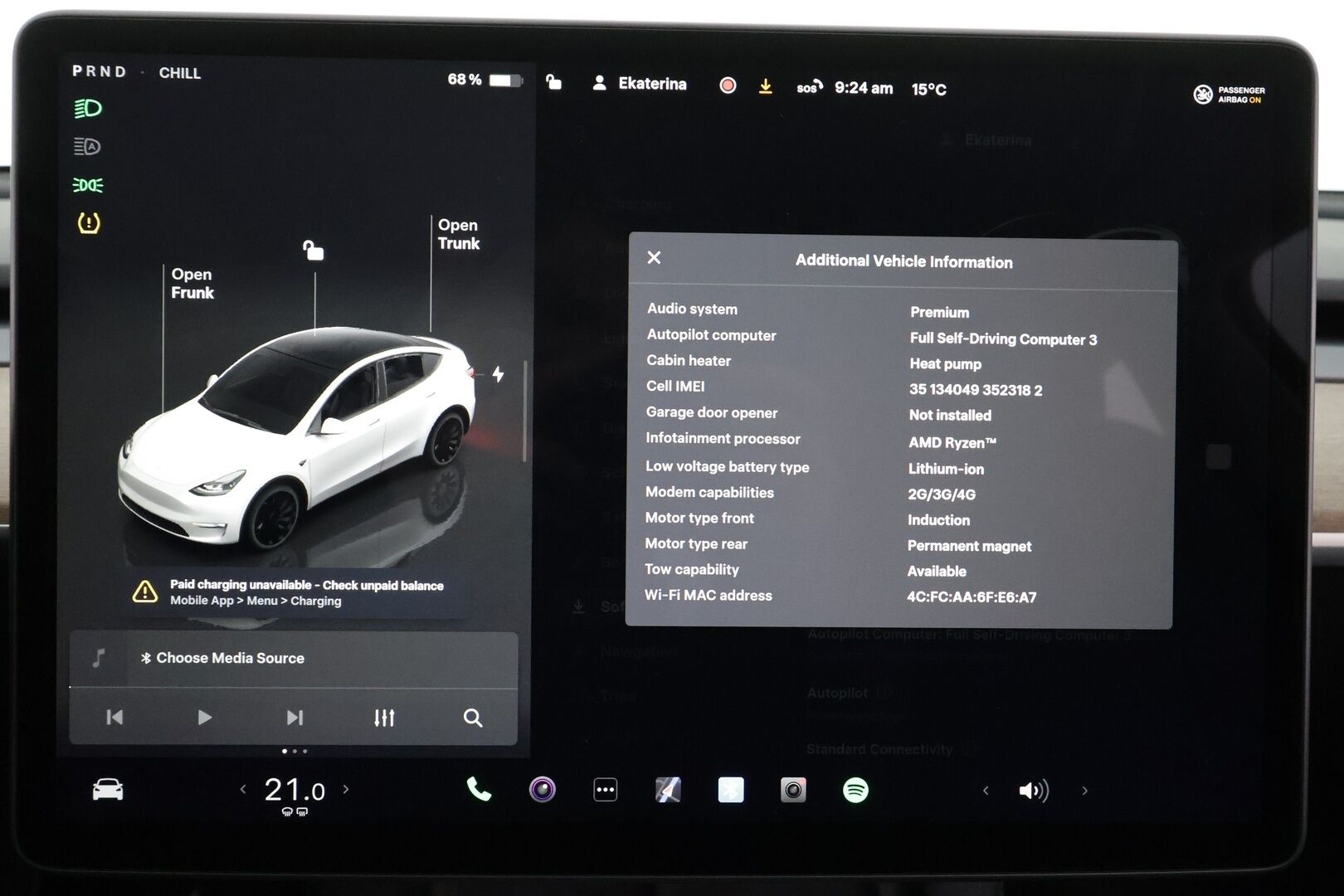 TESLA MODEL Y 2023 Performance * Koukku / ILP / Lasikatto / Premium Audio / P.Kamera / Matrix LED / Nahat * - Kahdet renkaat aluvanteilla - HULLUT AVAJAISHULINAT KORKOTARJOUS 3,29 %