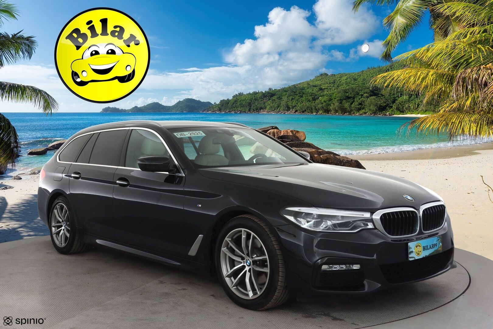 BMW 520 2017 G31 Touring 520d Business - | P.Kamera | LED | Sportpenkki Muistilla | Navi | Kaistavahti | Comfort Access | Navi |