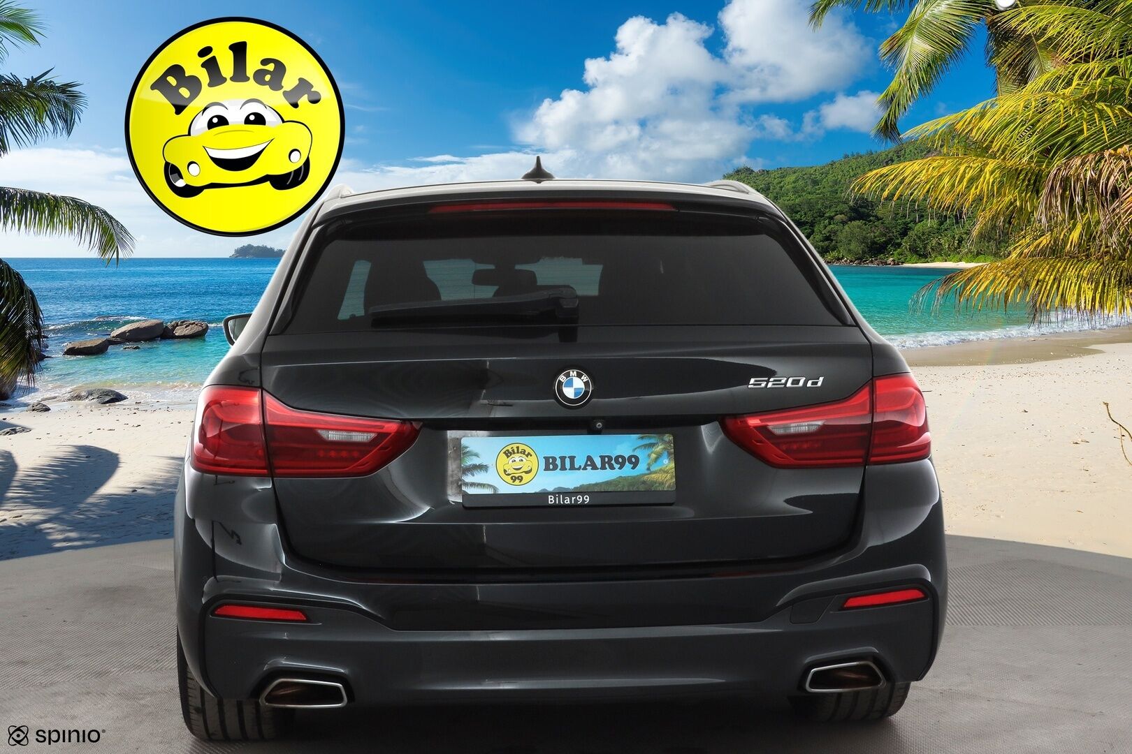 BMW 520 2017 G31 Touring 520d Business - | P.Kamera | LED | Sportpenkki Muistilla | Navi | Kaistavahti | Comfort Access | Navi |